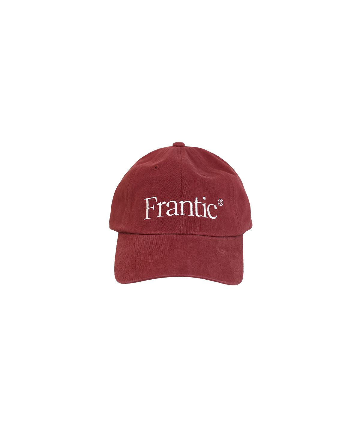 프랜틱서비스(FRANTICSERVICE) 파티나 워시드 볼캡 - 버건디