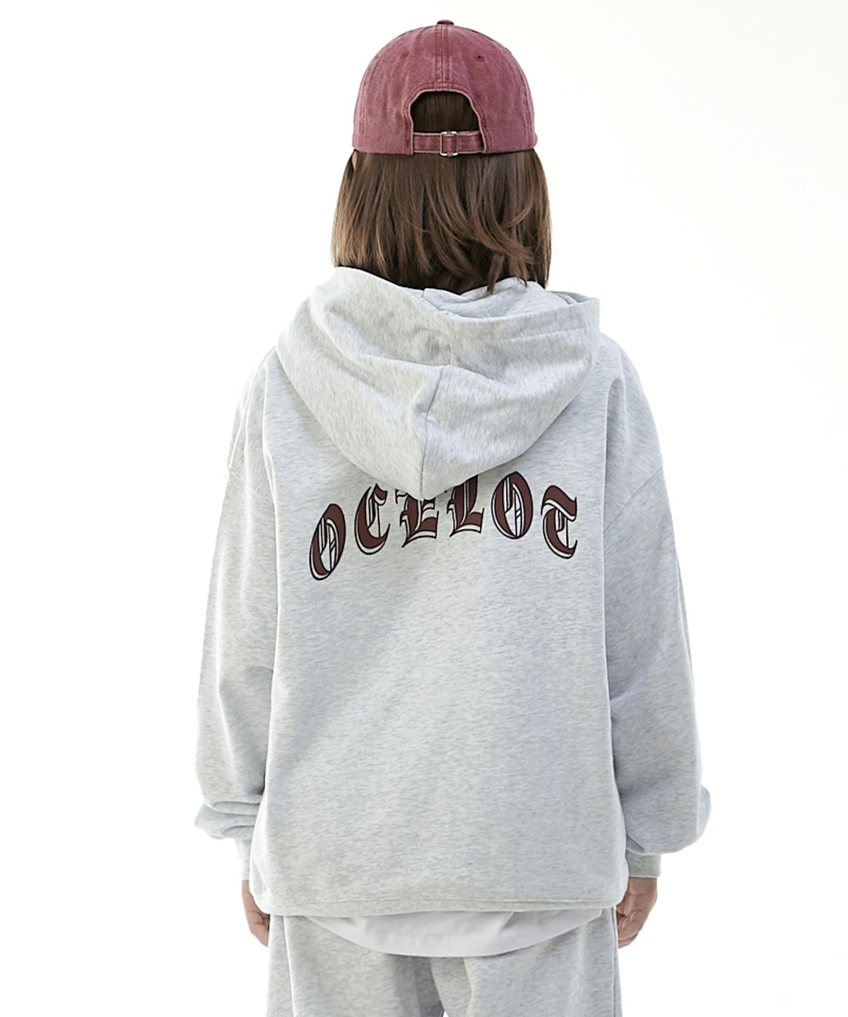 오실롯 주니어(OCELOT JUNIOR) D28 아치고딕 후드 (라이트그레이)