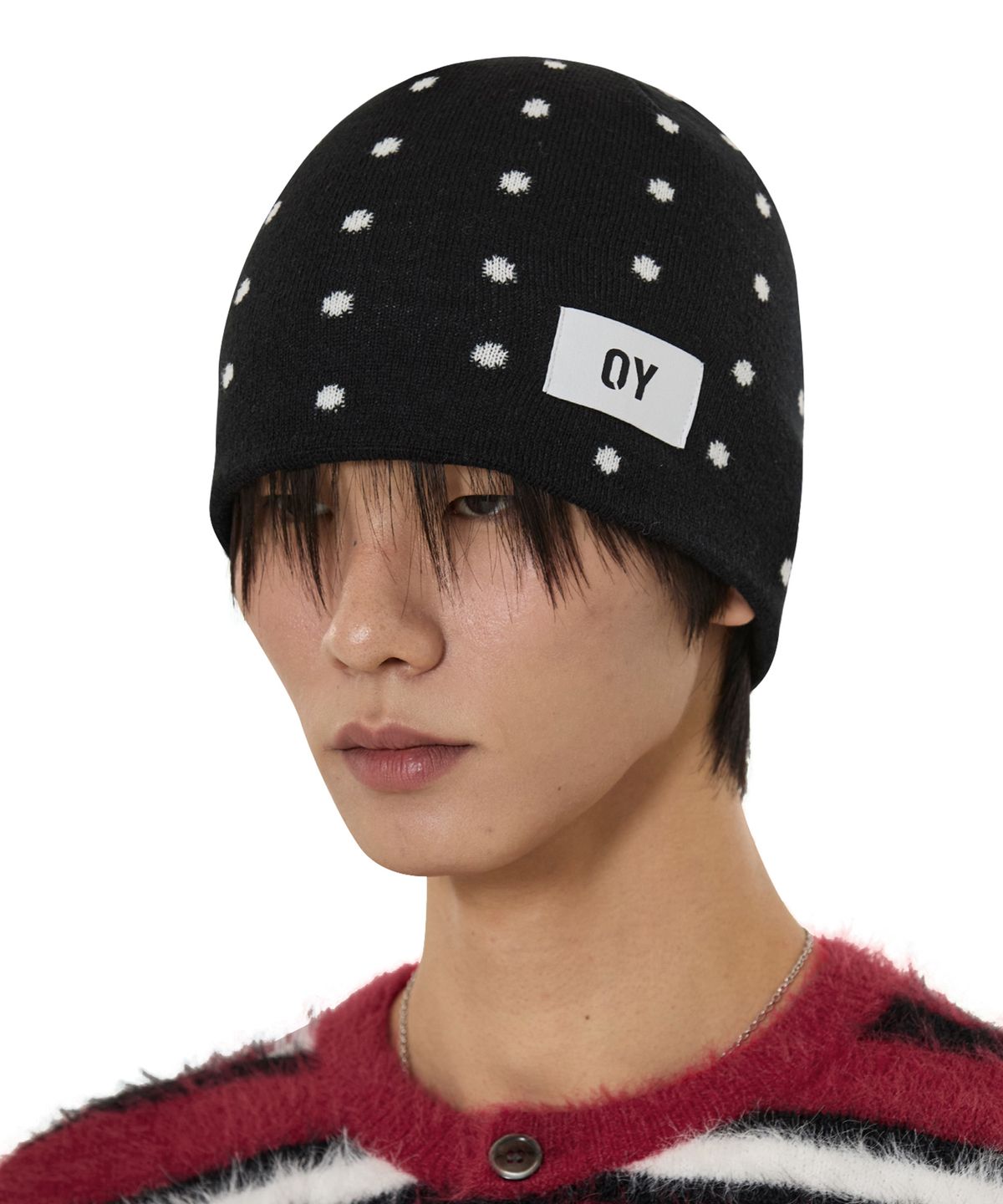 오픈야드(오와이)(OPENYARD(OY)) DOTTY BEANIE - BLACK