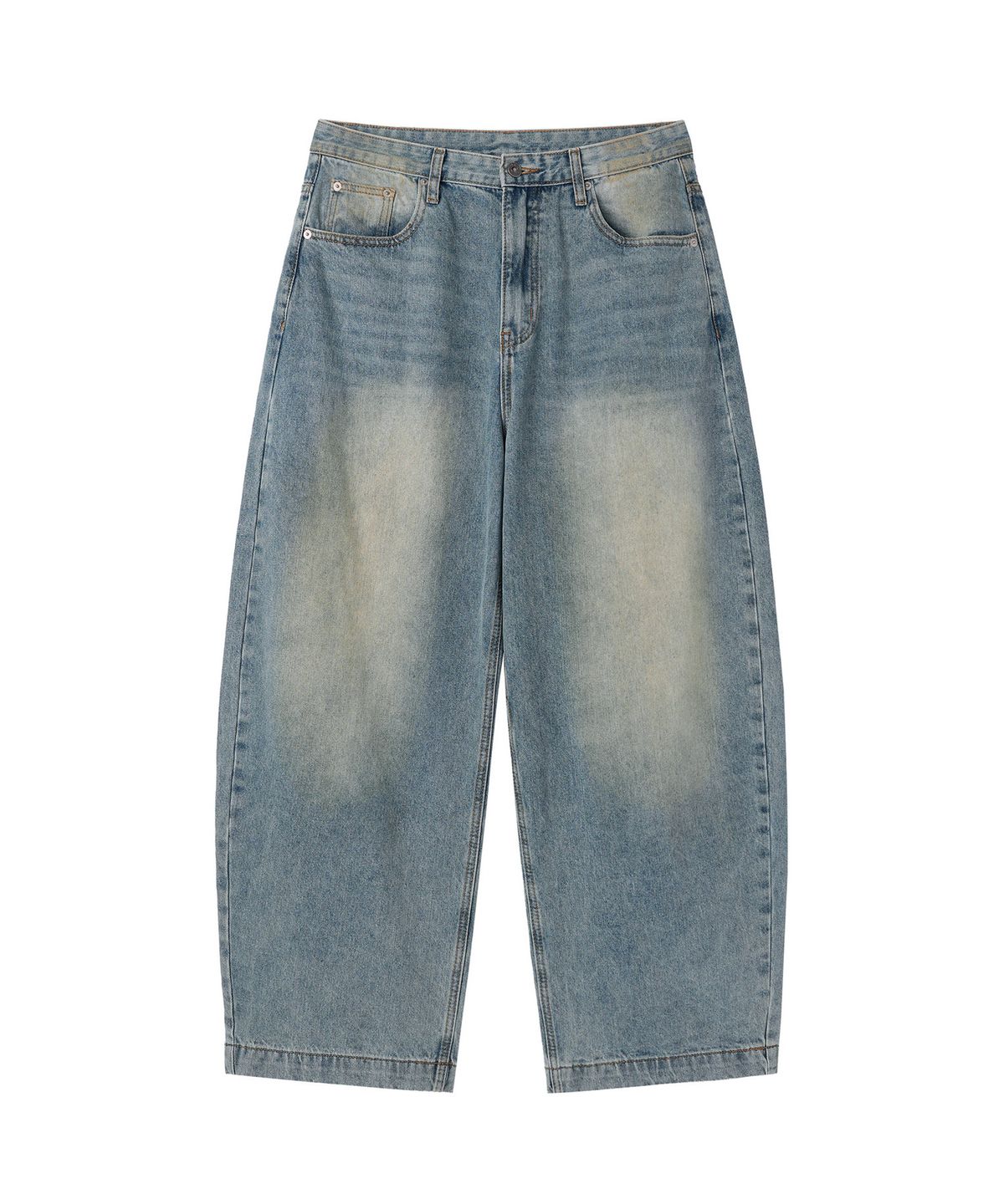 오픈야드(오와이)(OPENYARD(OY)) LASER WIDE VOLUME PANTS - BLUE