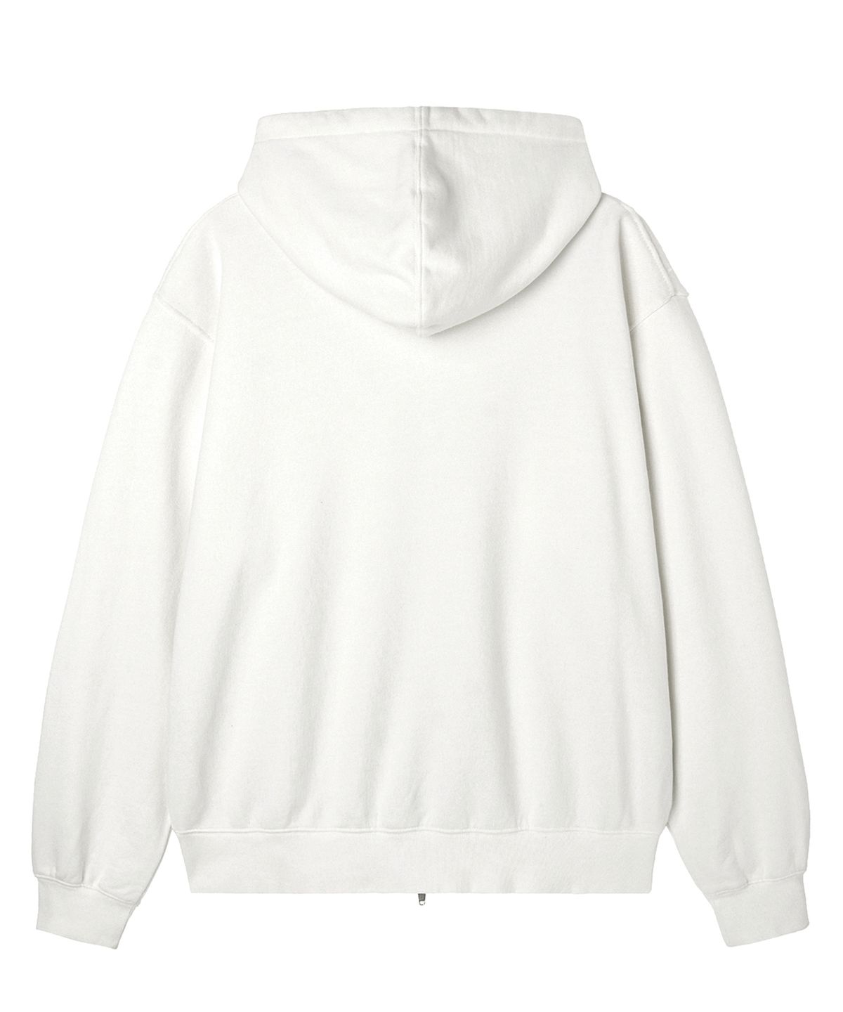 오픈야드(오와이)(OPENYARD(OY)) UNION CUT PATCH HOODIE ZIP UP - WHITE
