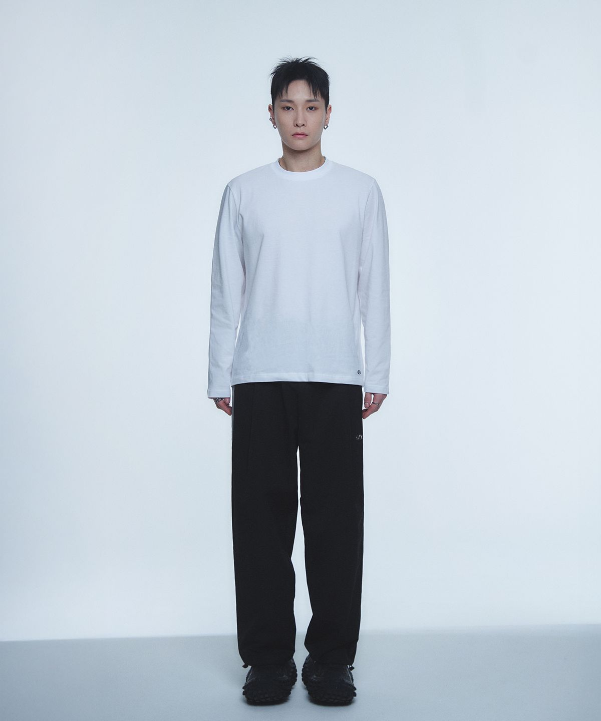 현피트(HYUNFIT) BASIC LAYERED UNDERSHIRT-[WHITE]
