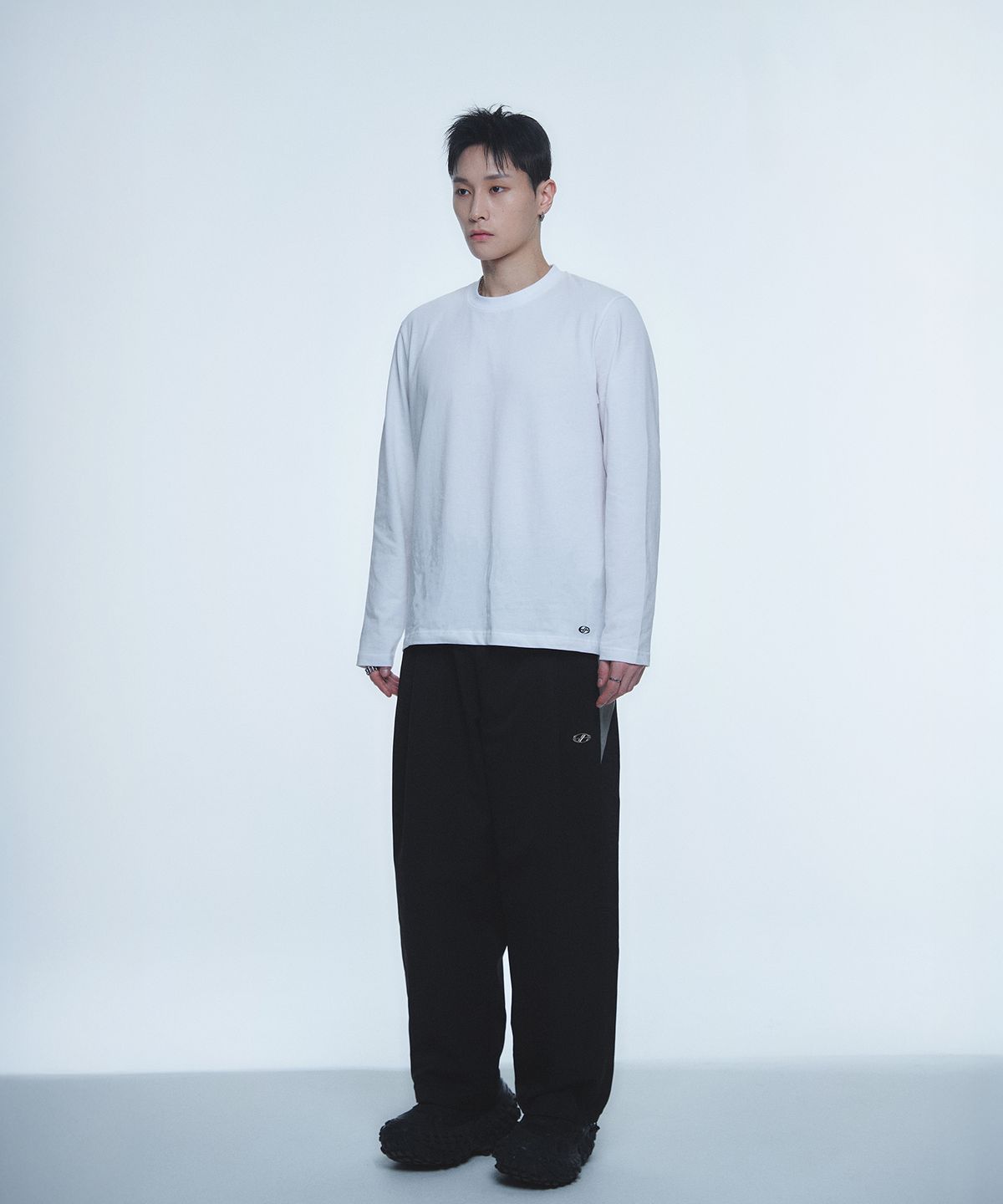 현피트(HYUNFIT) BASIC LAYERED UNDERSHIRT-[WHITE]