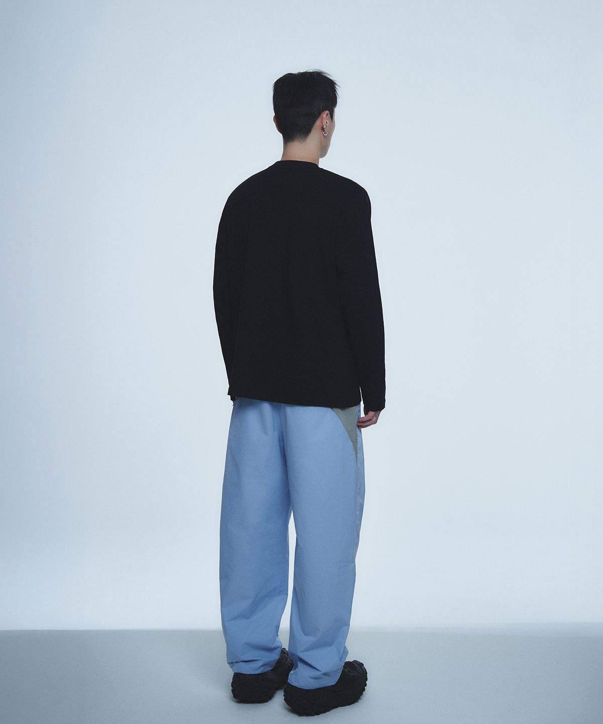 현피트(HYUNFIT) BASIC LAYERED UNDERSHIRT-[BLACK]