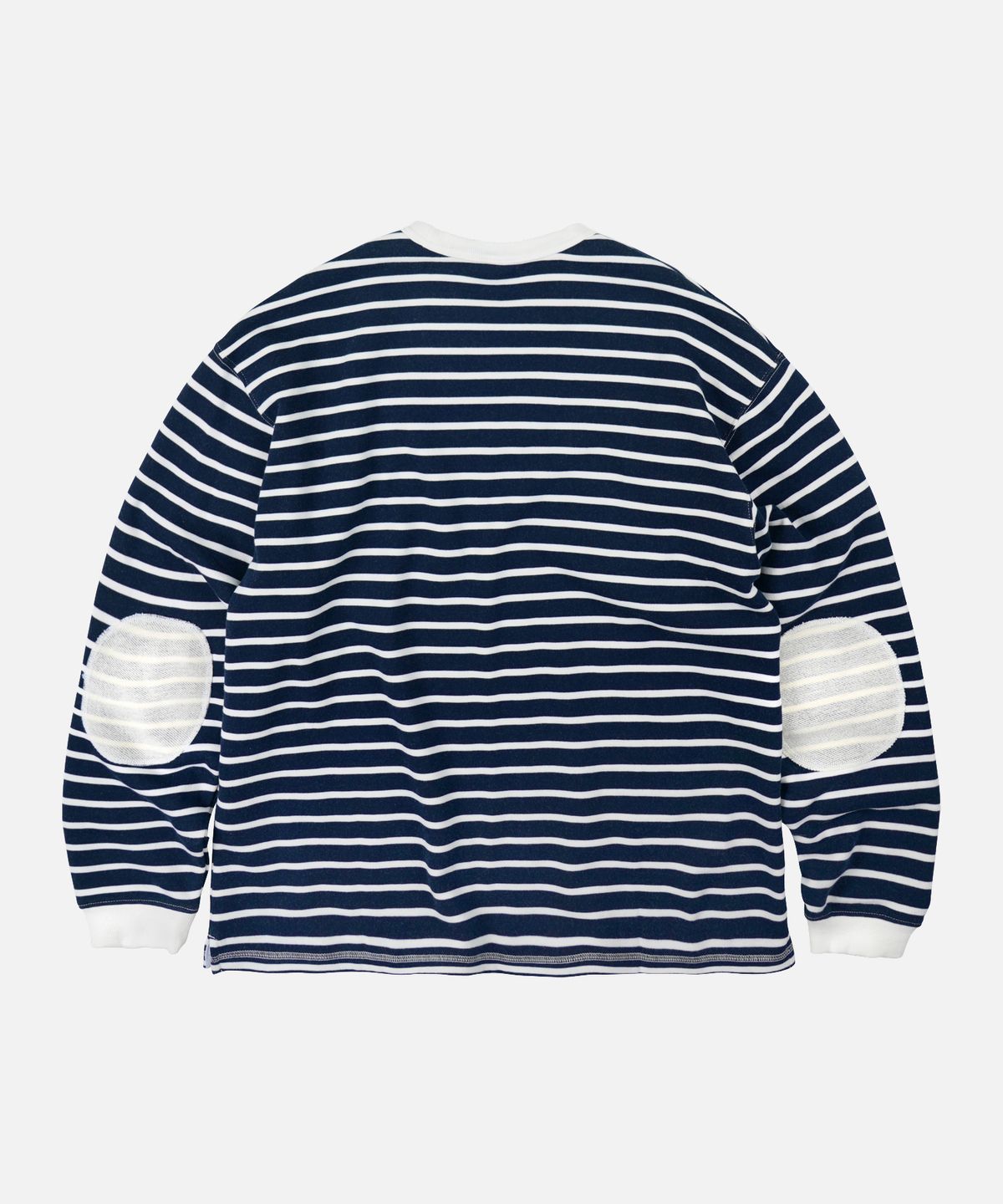 프리즘웍스(FRIZMWORKS) LOOP PATCH STRIPE TEE _ NAVY