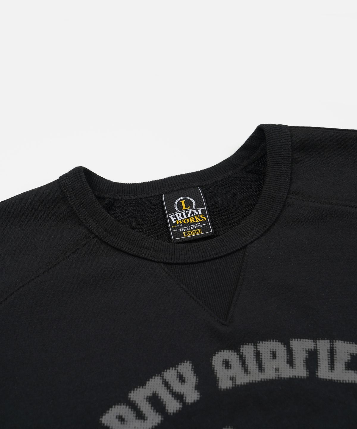 프리즘웍스(FRIZMWORKS) ARMY AIRFIELD SWEATSHIRT _ BLACK