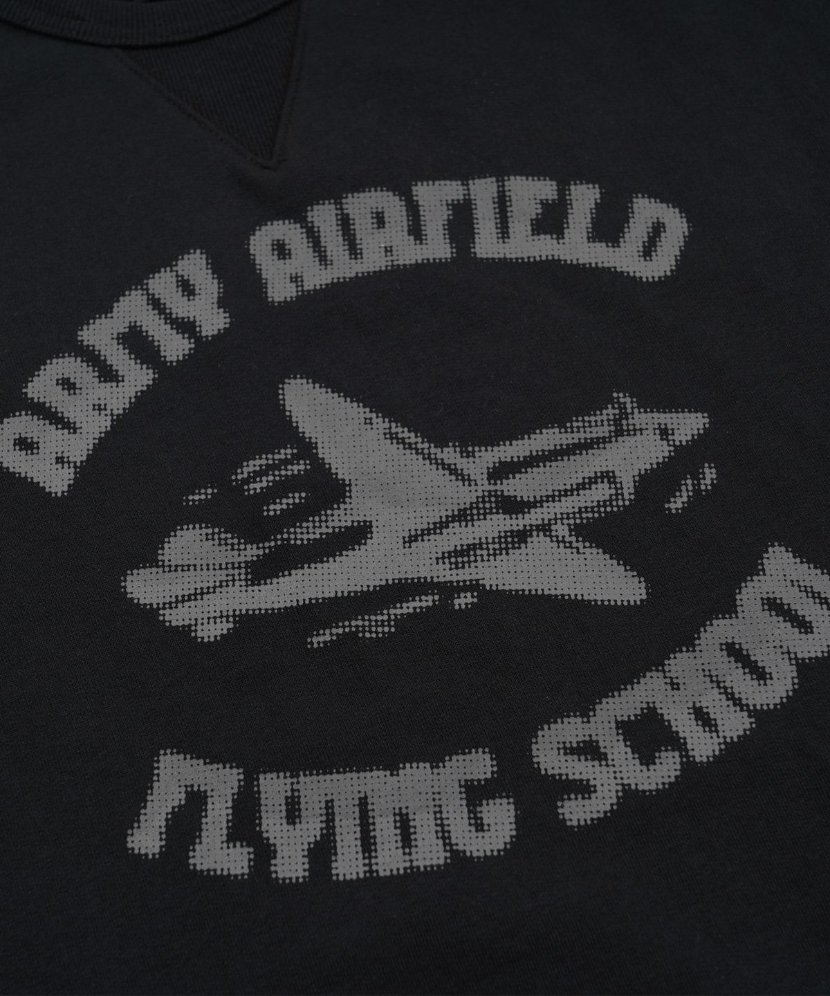 프리즘웍스(FRIZMWORKS) ARMY AIRFIELD SWEATSHIRT _ BLACK