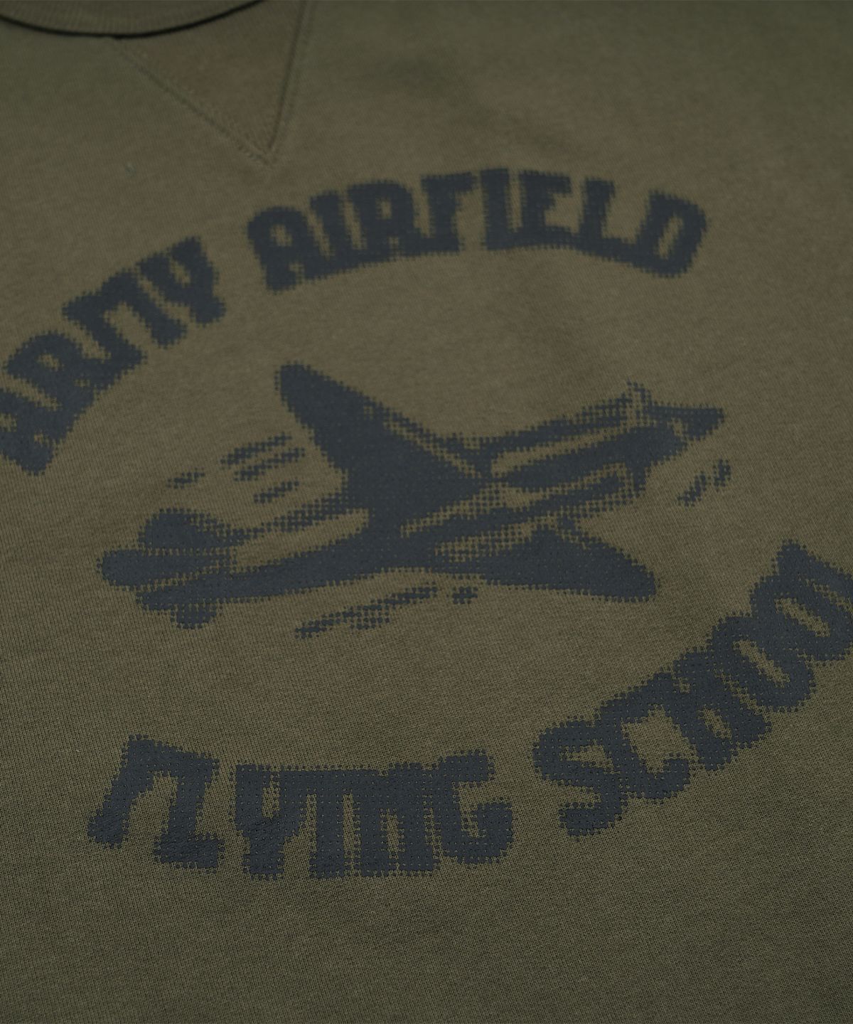 프리즘웍스(FRIZMWORKS) ARMY AIRFIELD SWEATSHIRT _ OLIVE
