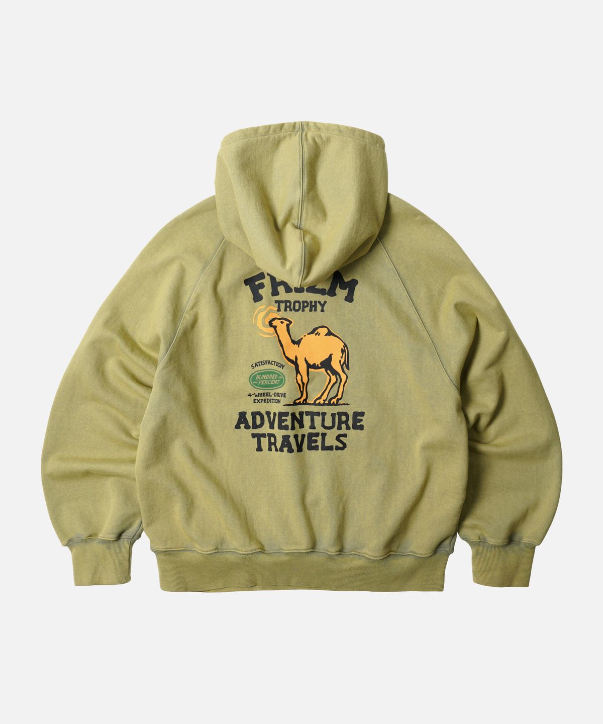 프리즘웍스(FRIZMWORKS) TROPHY PULLOVER HOODY _ MUSTARD
