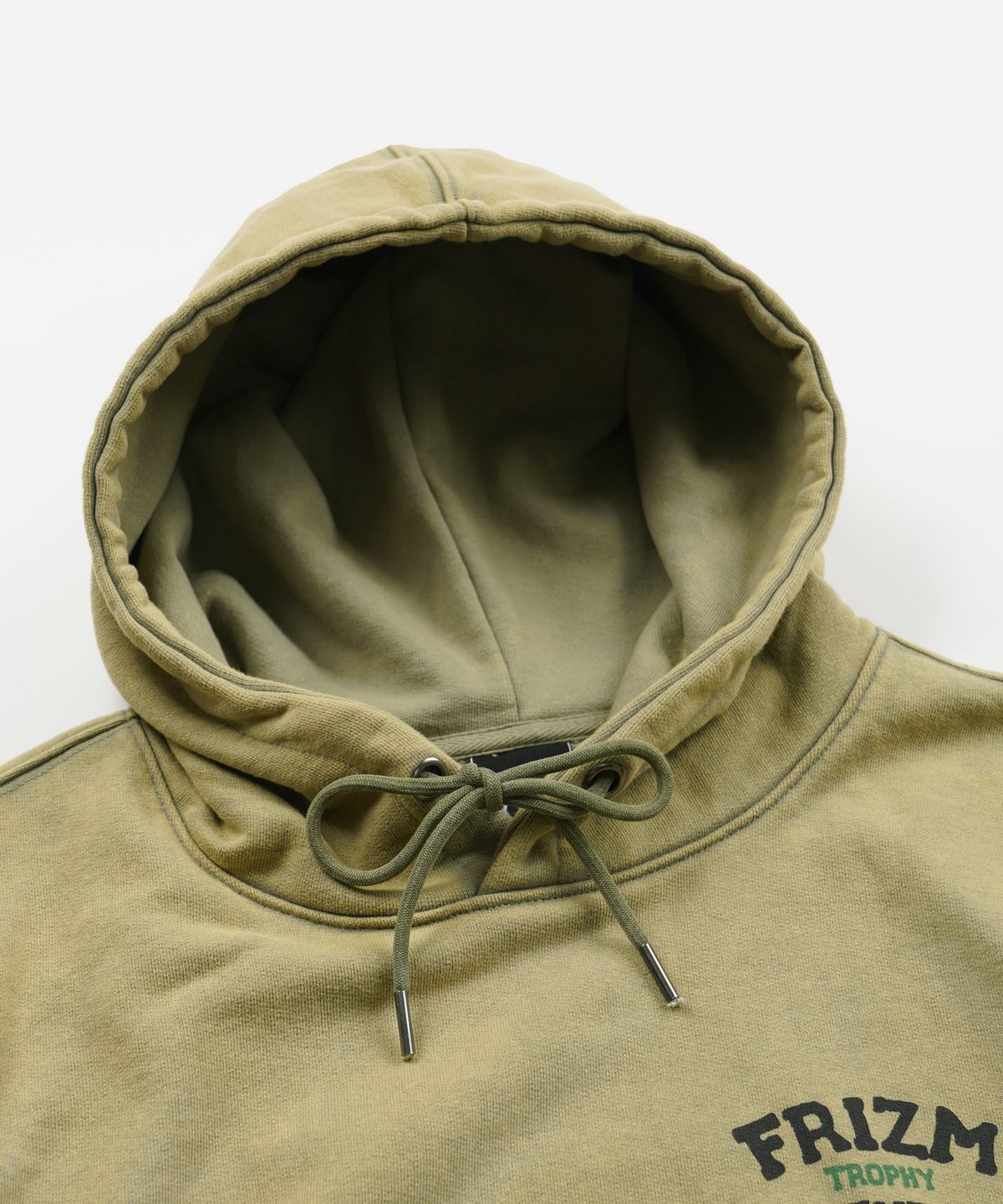 프리즘웍스(FRIZMWORKS) TROPHY PULLOVER HOODY _ MUSTARD