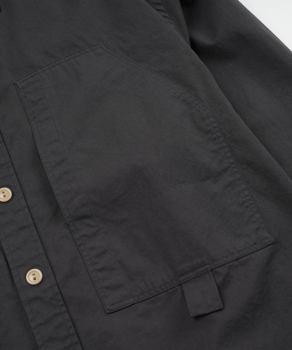 프리즘웍스(FRIZMWORKS) POCKET LOOP SHIRT _ CHARCOAL