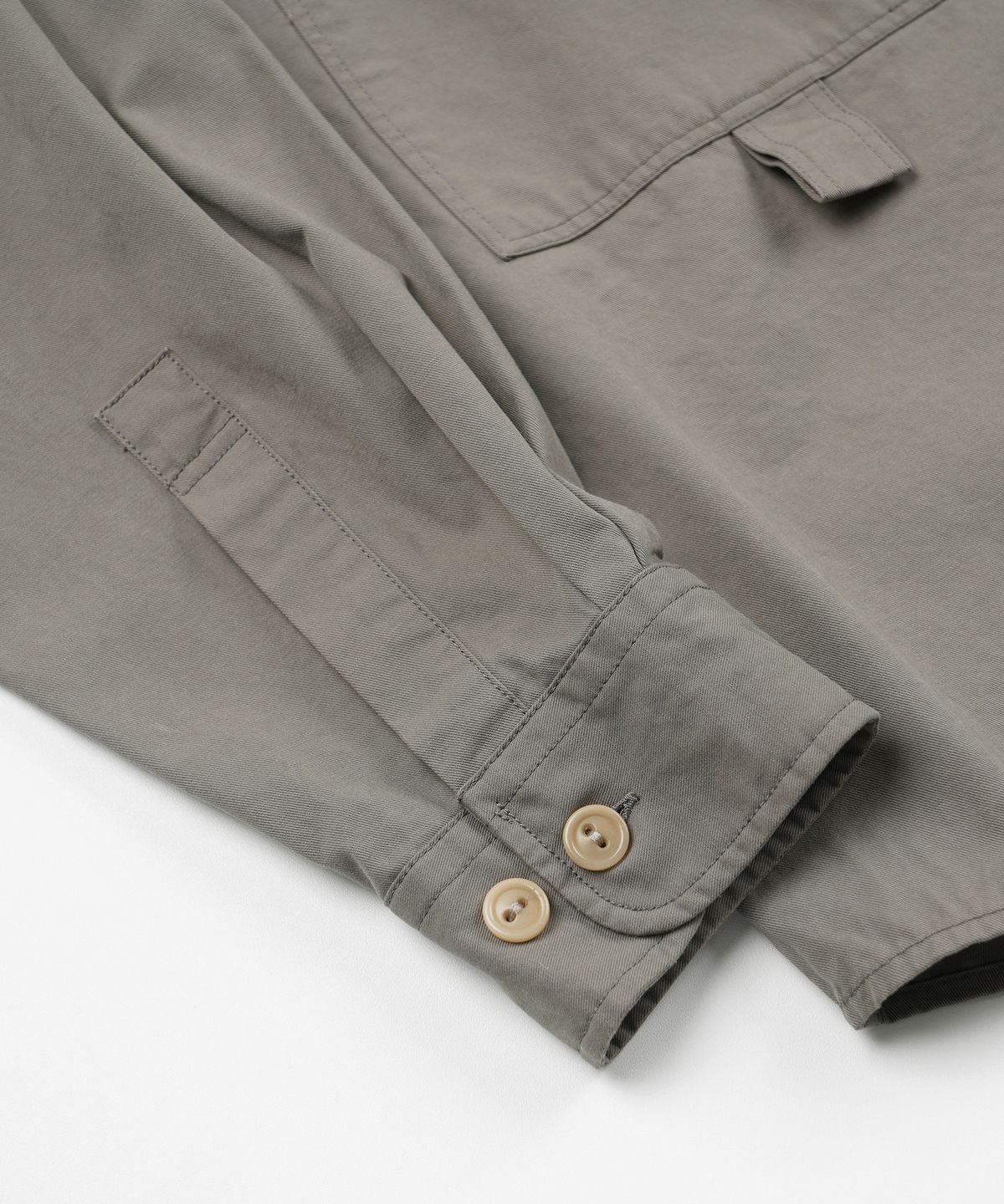 프리즘웍스(FRIZMWORKS) POCKET LOOP SHIRT _ GRAY
