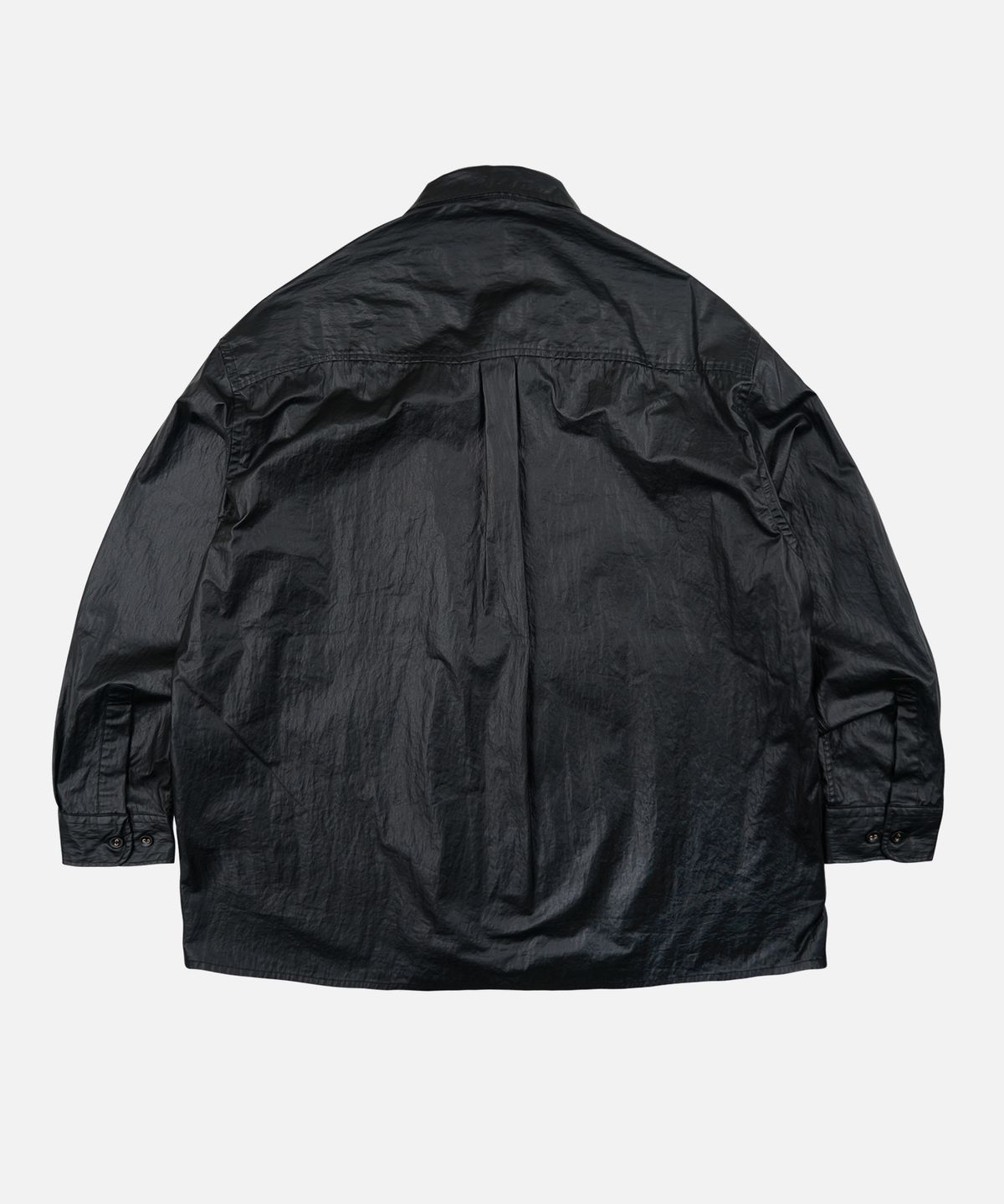 프리즘웍스(FRIZMWORKS) COATED WORK SHIRT JACKET _ BLACK