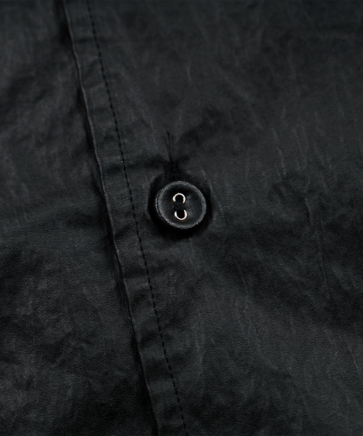 프리즘웍스(FRIZMWORKS) COATED WORK SHIRT JACKET _ BLACK
