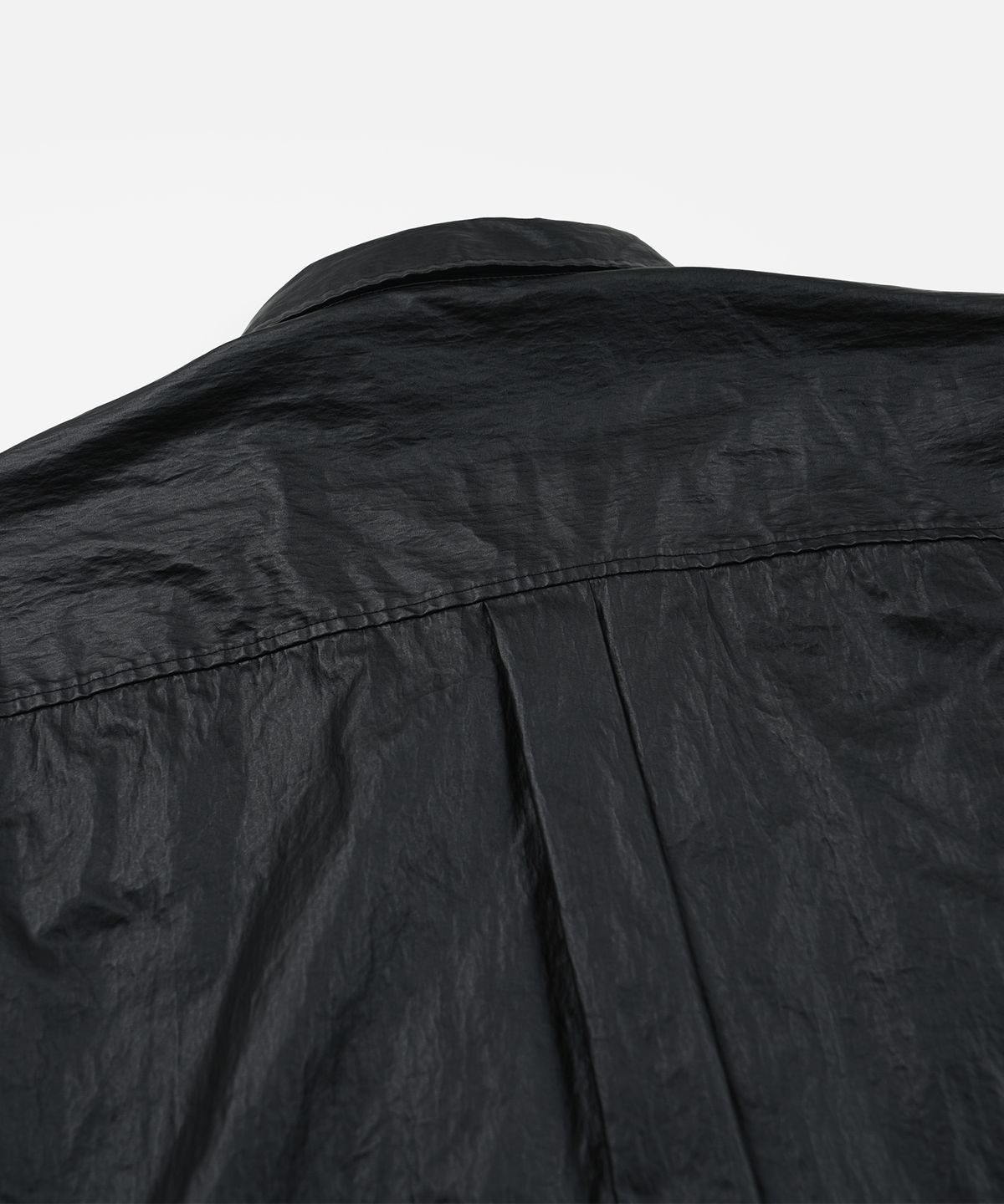 프리즘웍스(FRIZMWORKS) COATED WORK SHIRT JACKET _ BLACK