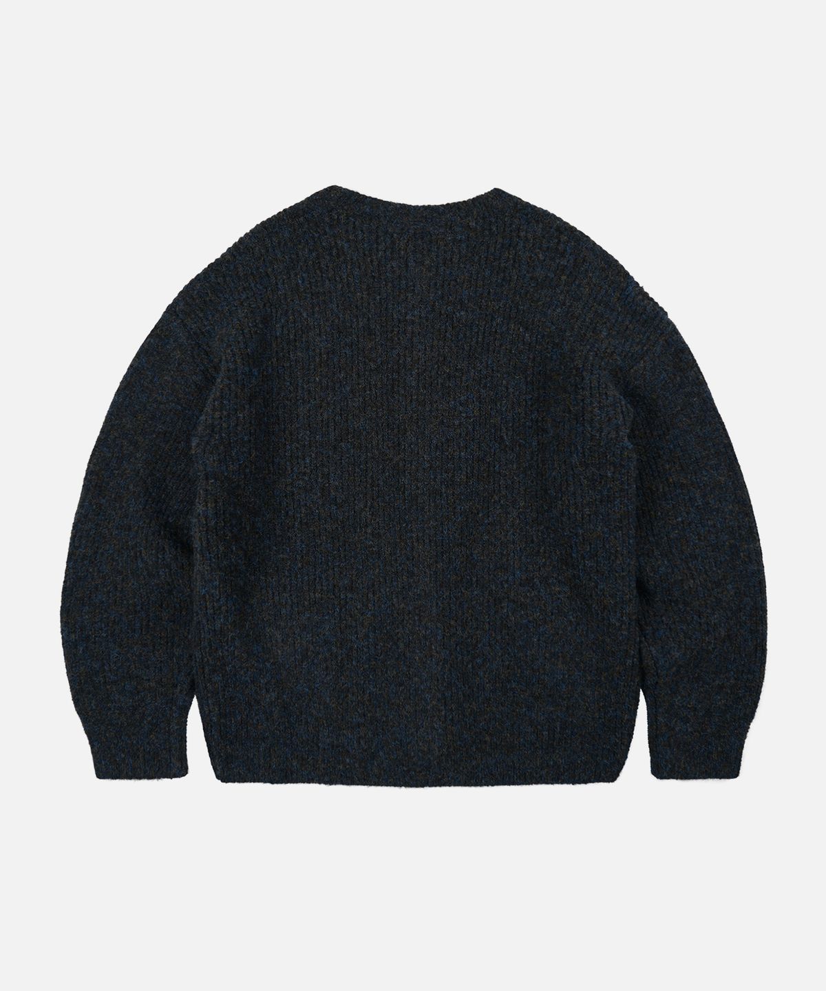 프리즘웍스(FRIZMWORKS) BRUSHED WOOL ROUND CARDIGAN _ BLACK