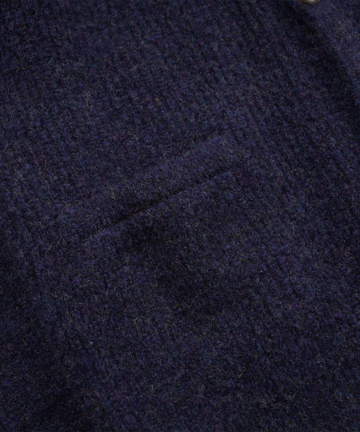 프리즘웍스(FRIZMWORKS) BRUSHED WOOL ROUND CARDIGAN _ PURPLE