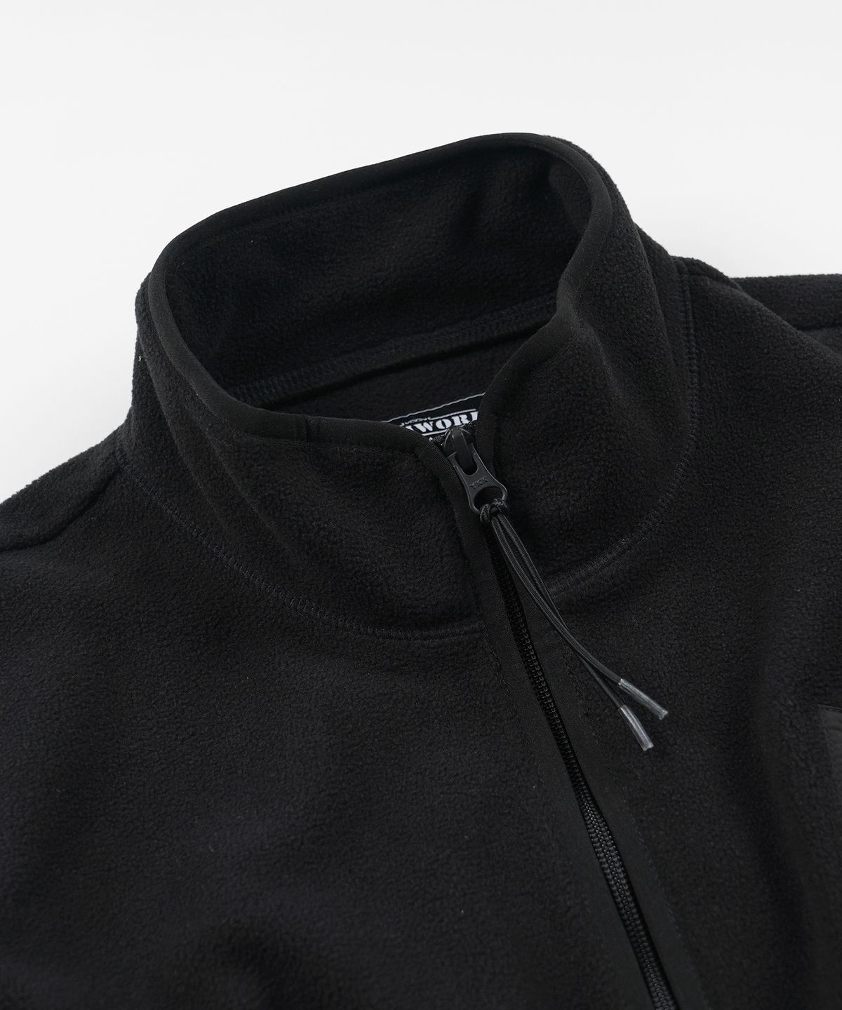 프리즘웍스(FRIZMWORKS) FLEECE ZIP UP JACKET _ BLACK