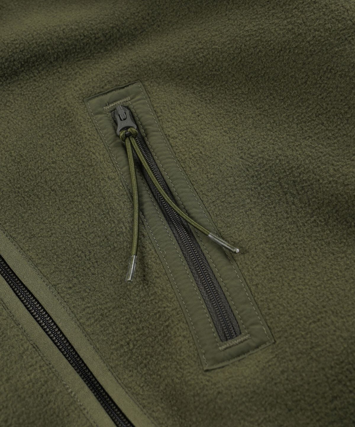 프리즘웍스(FRIZMWORKS) FLEECE ZIP UP JACKET _ OLIVE