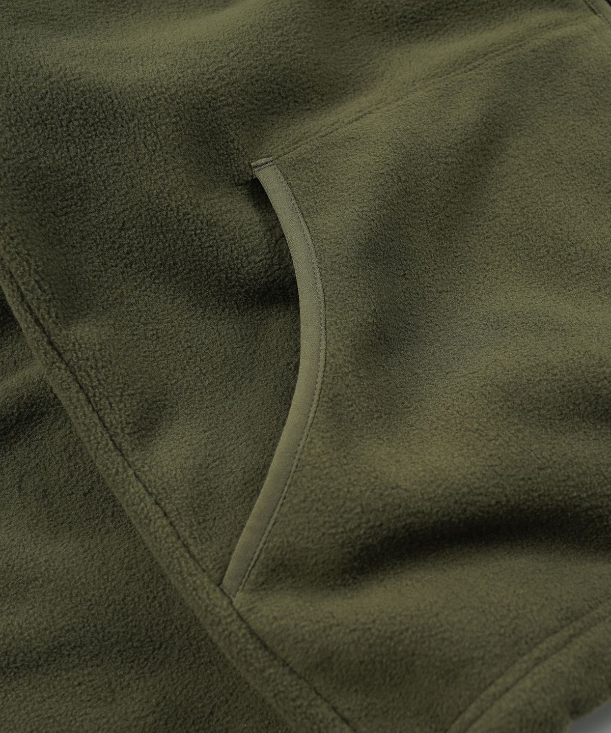 프리즘웍스(FRIZMWORKS) FLEECE ZIP UP JACKET _ OLIVE