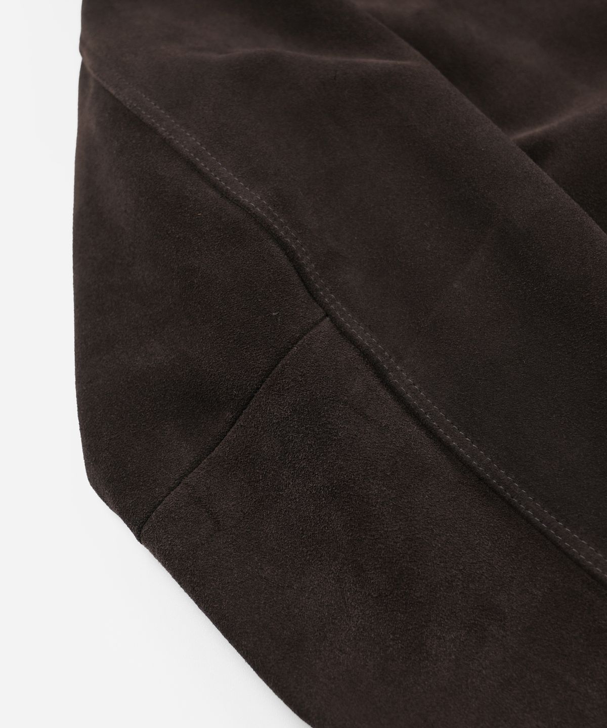 프리즘웍스(FRIZMWORKS) SUEDE FRENCH CAR COAT _ BROWN