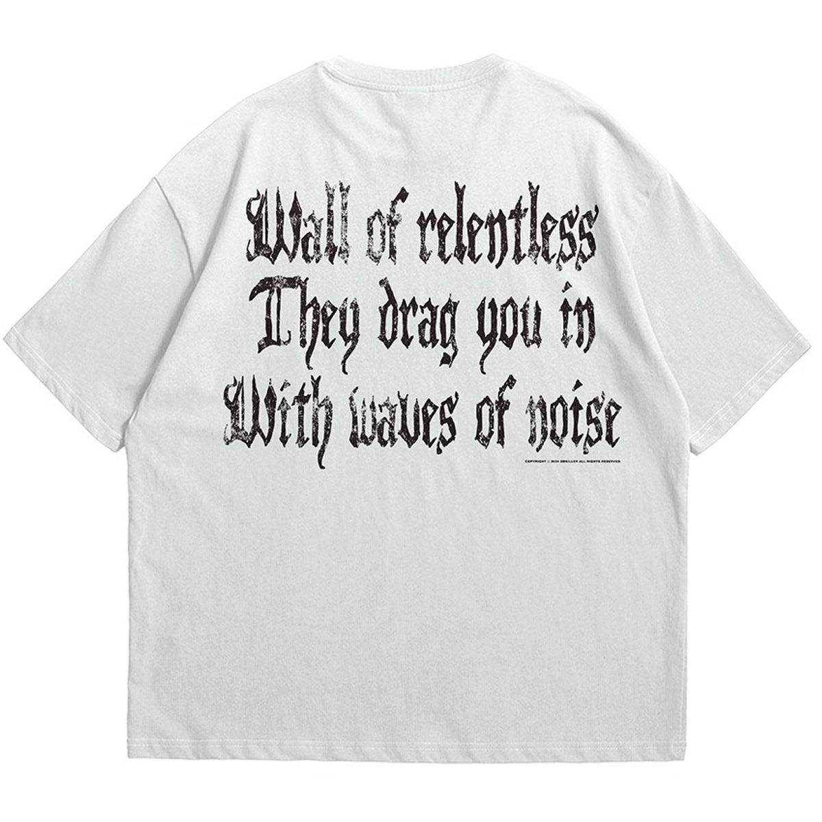 디비킬러(DBKILLER) DBKILLER WALL OF RELENTLESS T-SHIRT (WHITE)