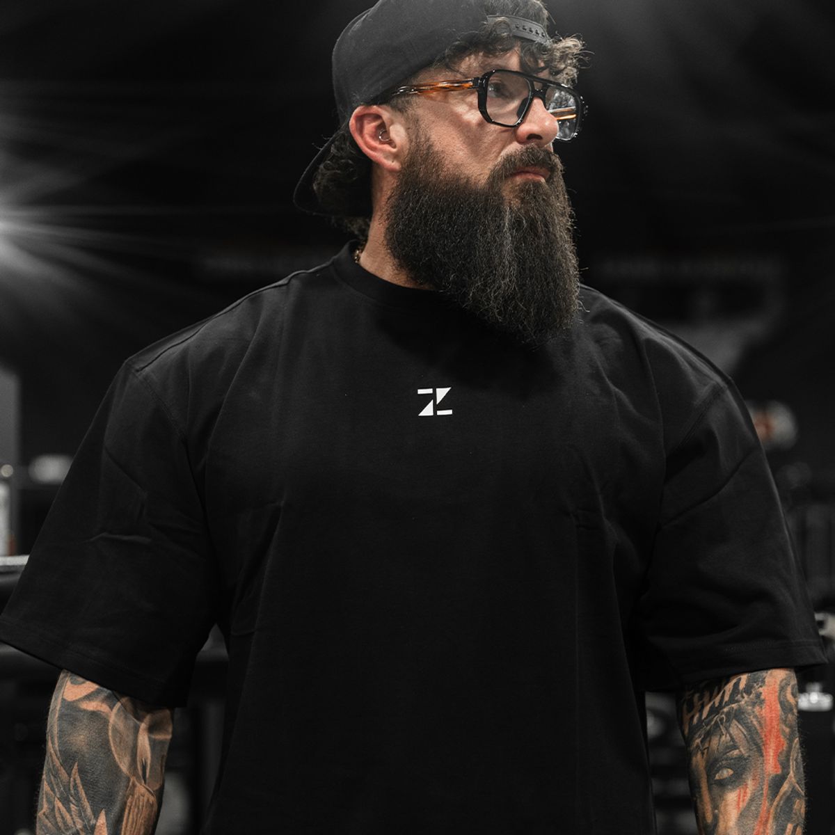제로투히어로(ZEROTOHERO) FITNESS DEPT. 오버핏 반팔 티셔츠 [ 2 Colors ]