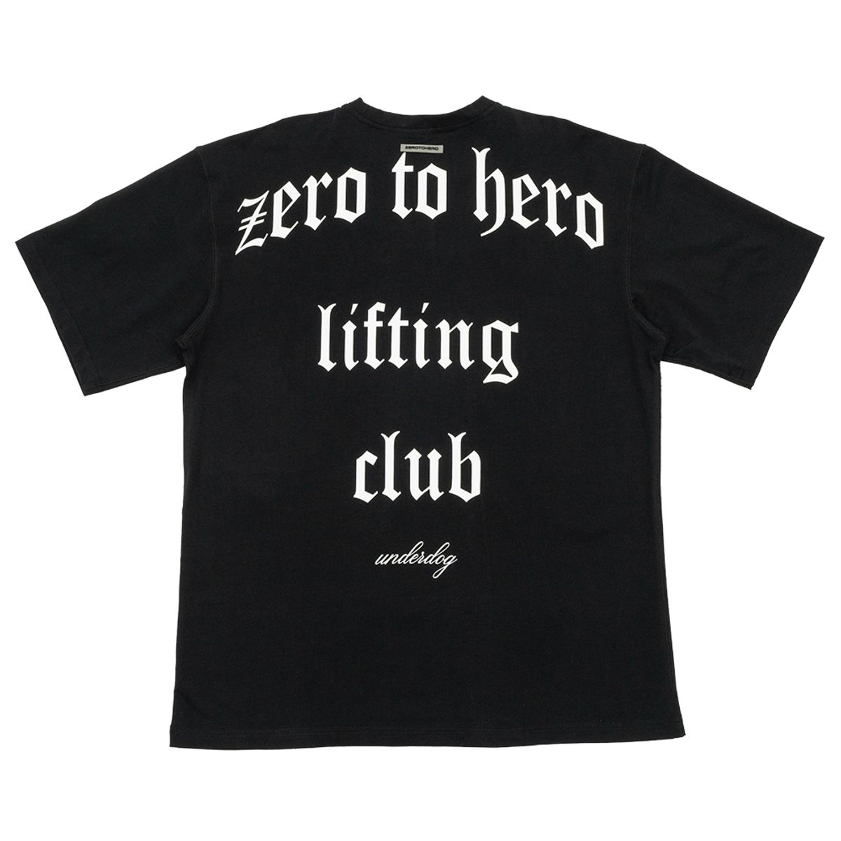 제로투히어로(ZEROTOHERO) LIFTING CLUB 오버핏 반팔 티셔츠 [ 2 Colors ]