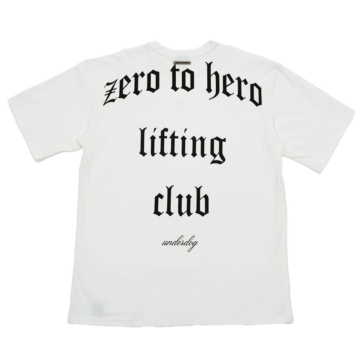 제로투히어로(ZEROTOHERO) LIFTING CLUB 오버핏 반팔 티셔츠 [ 2 Colors ]