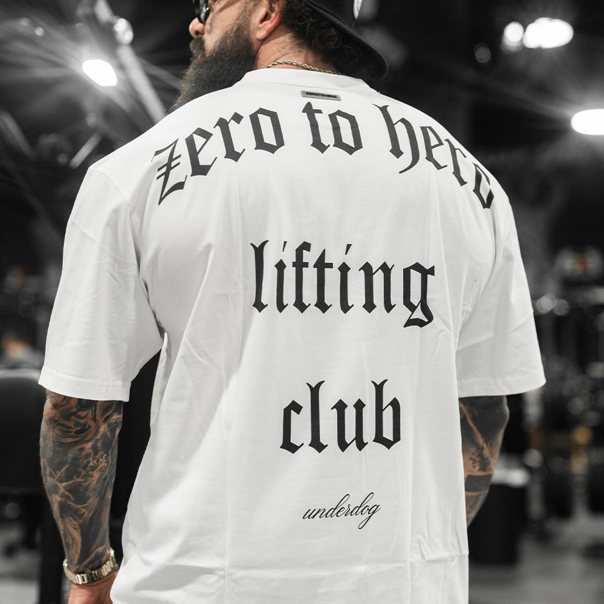 제로투히어로(ZEROTOHERO) LIFTING CLUB 오버핏 반팔 티셔츠 [ 2 Colors ]