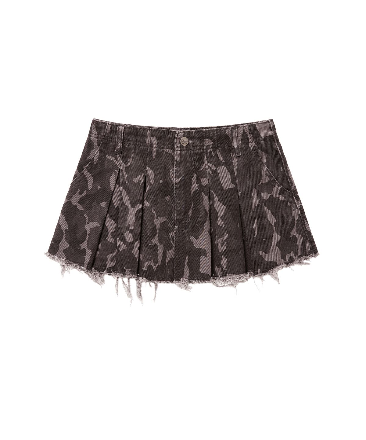 미드나잇 무브(MIDNIGHT MOVE) camo mini skirt (dark grey)