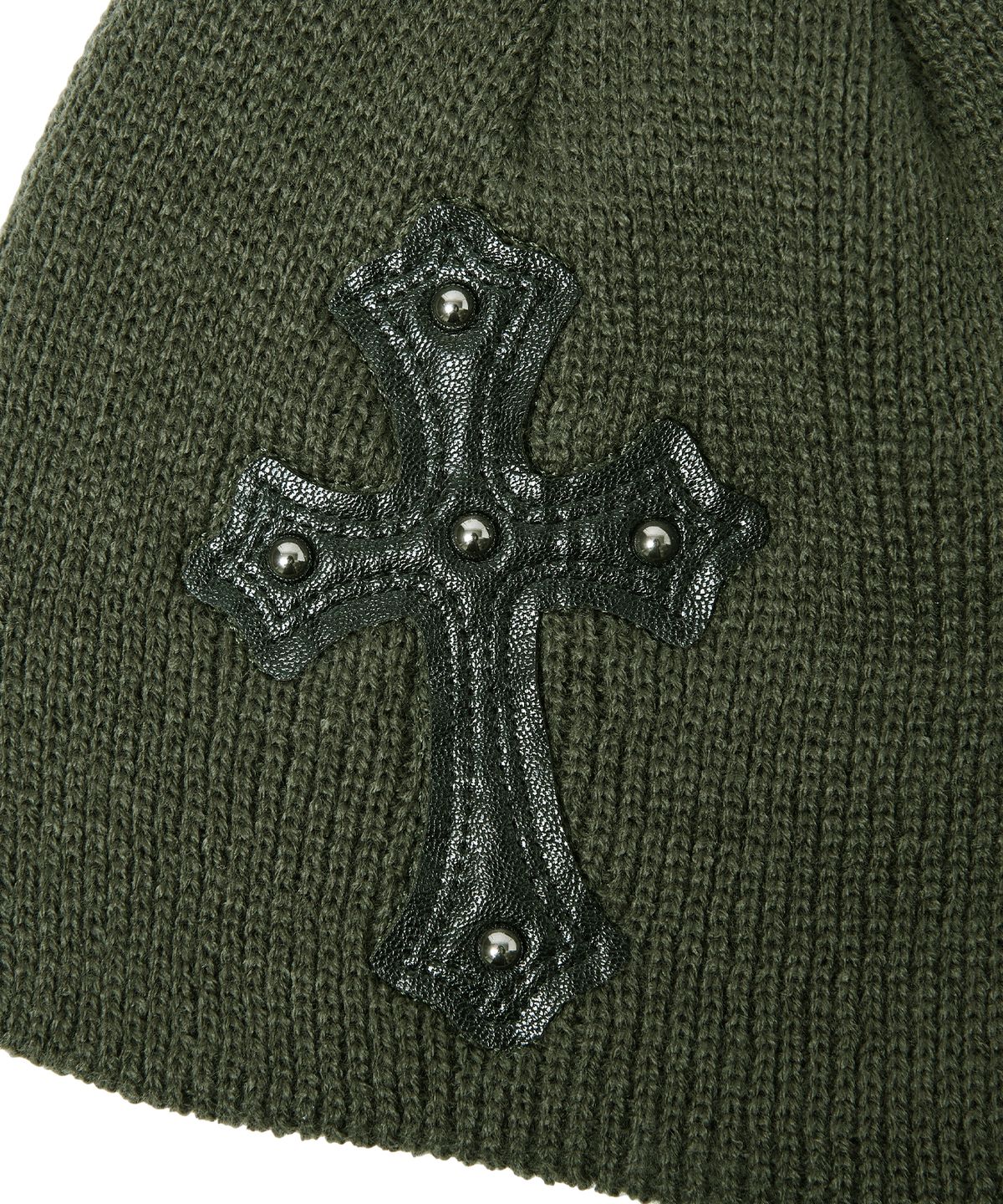 미드나잇 무브(MIDNIGHT MOVE) cross beanie (khaki)