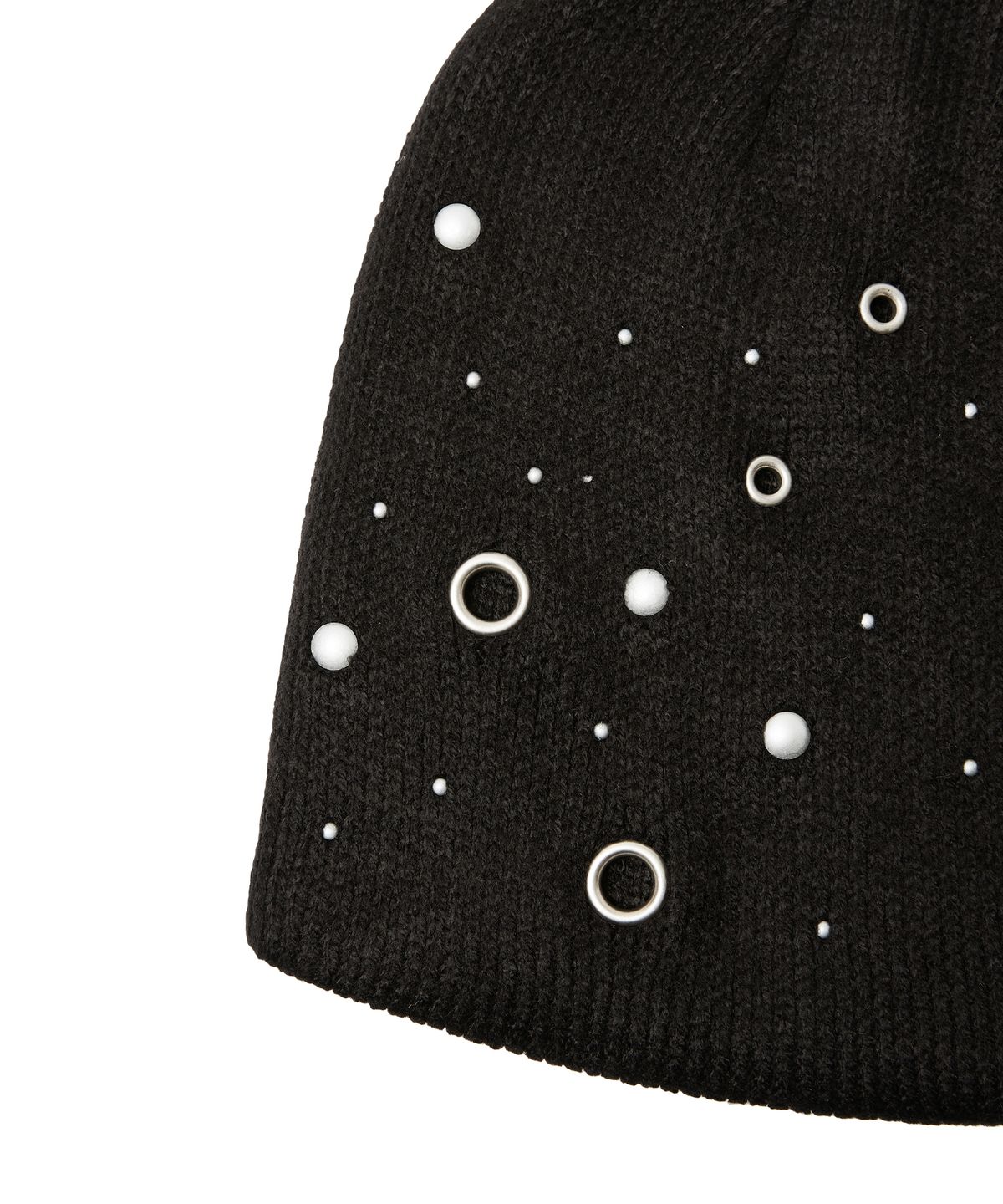 미드나잇 무브(MIDNIGHT MOVE) eyelet beanie (black)