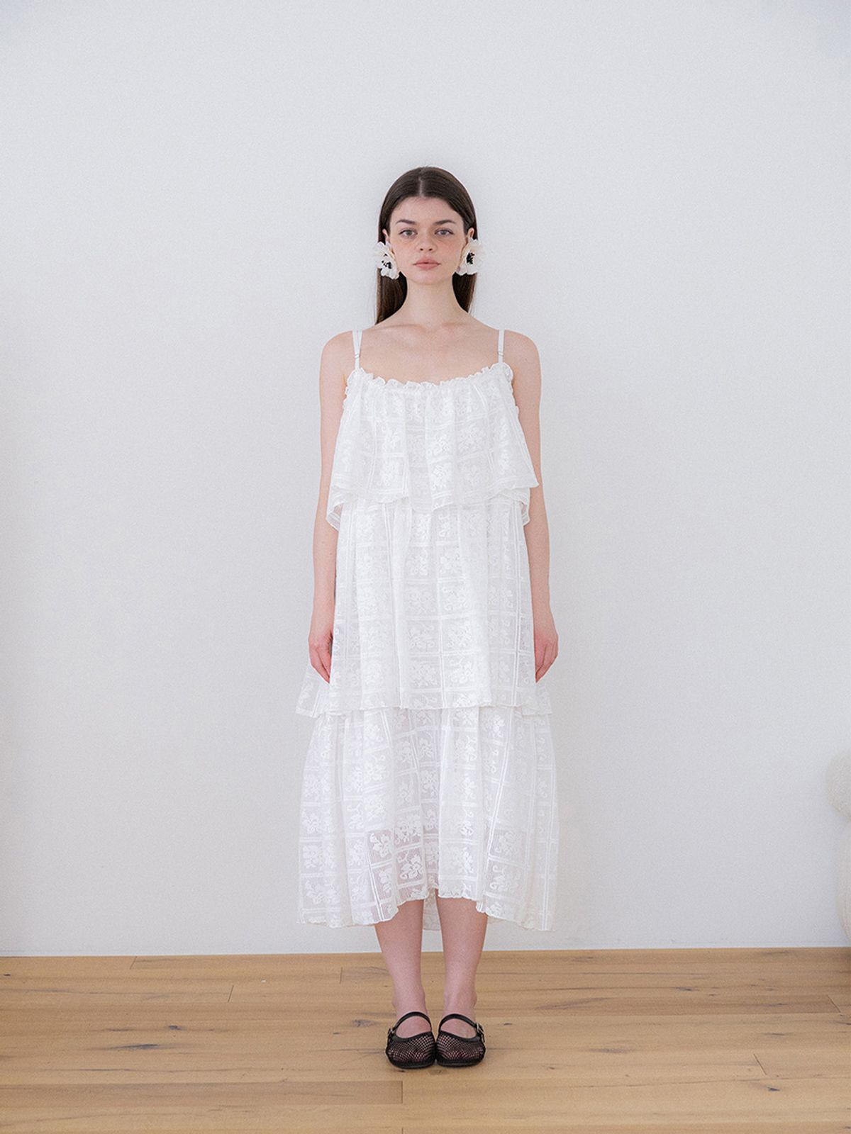 소르디(SORDI) Lily Cancan Dress_white