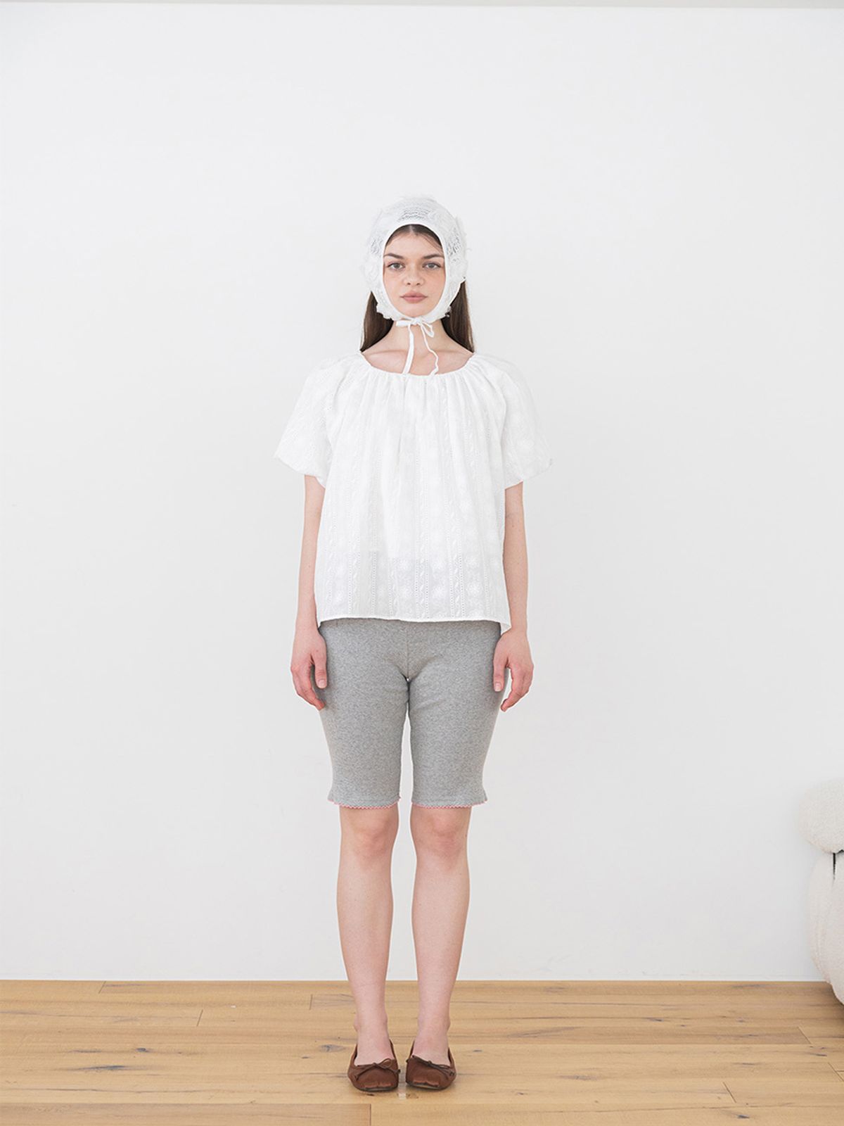 소르디(SORDI) Pumpkin Blouse_white
