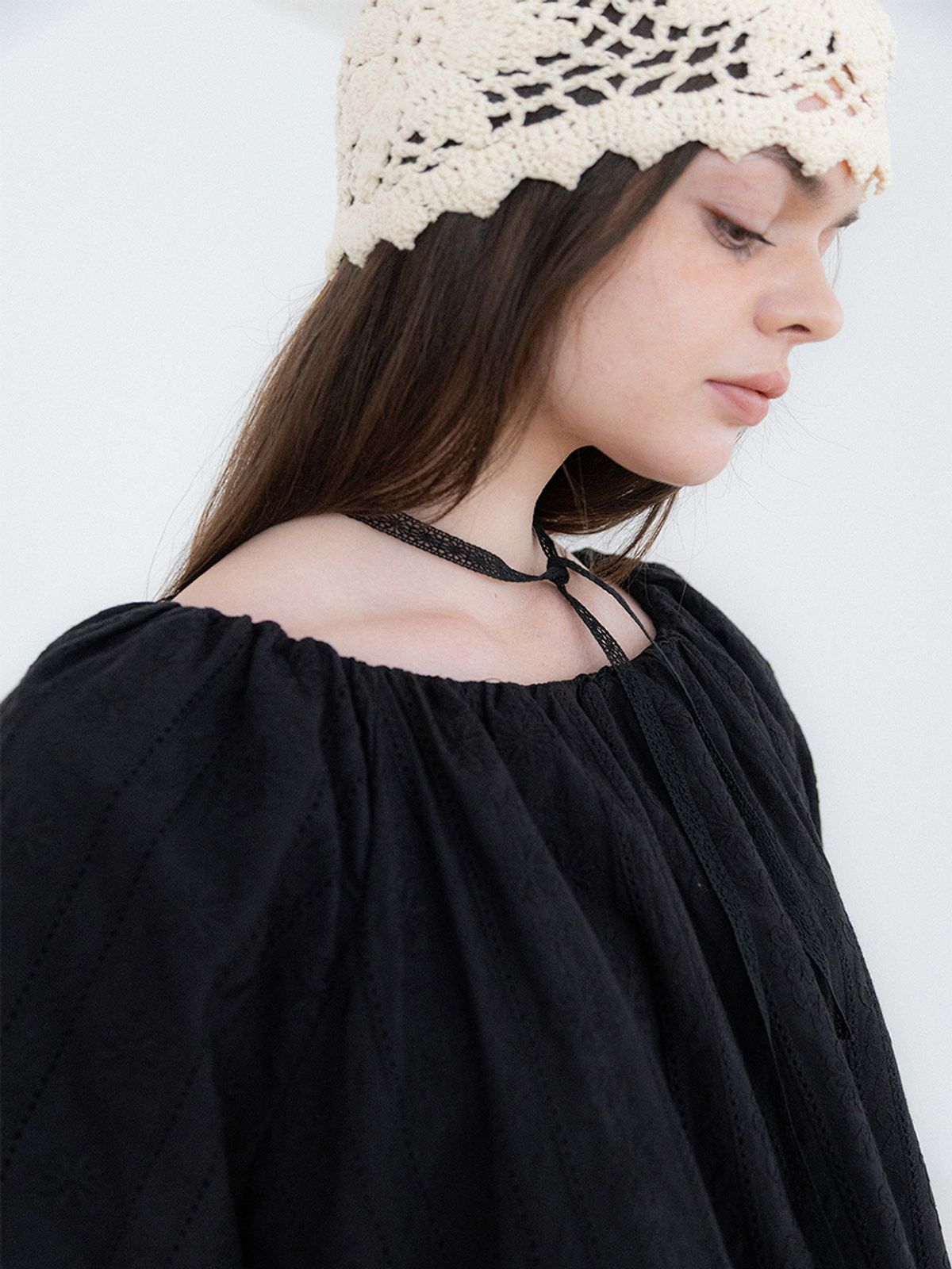 소르디(SORDI) Pumpkin Blouse_black