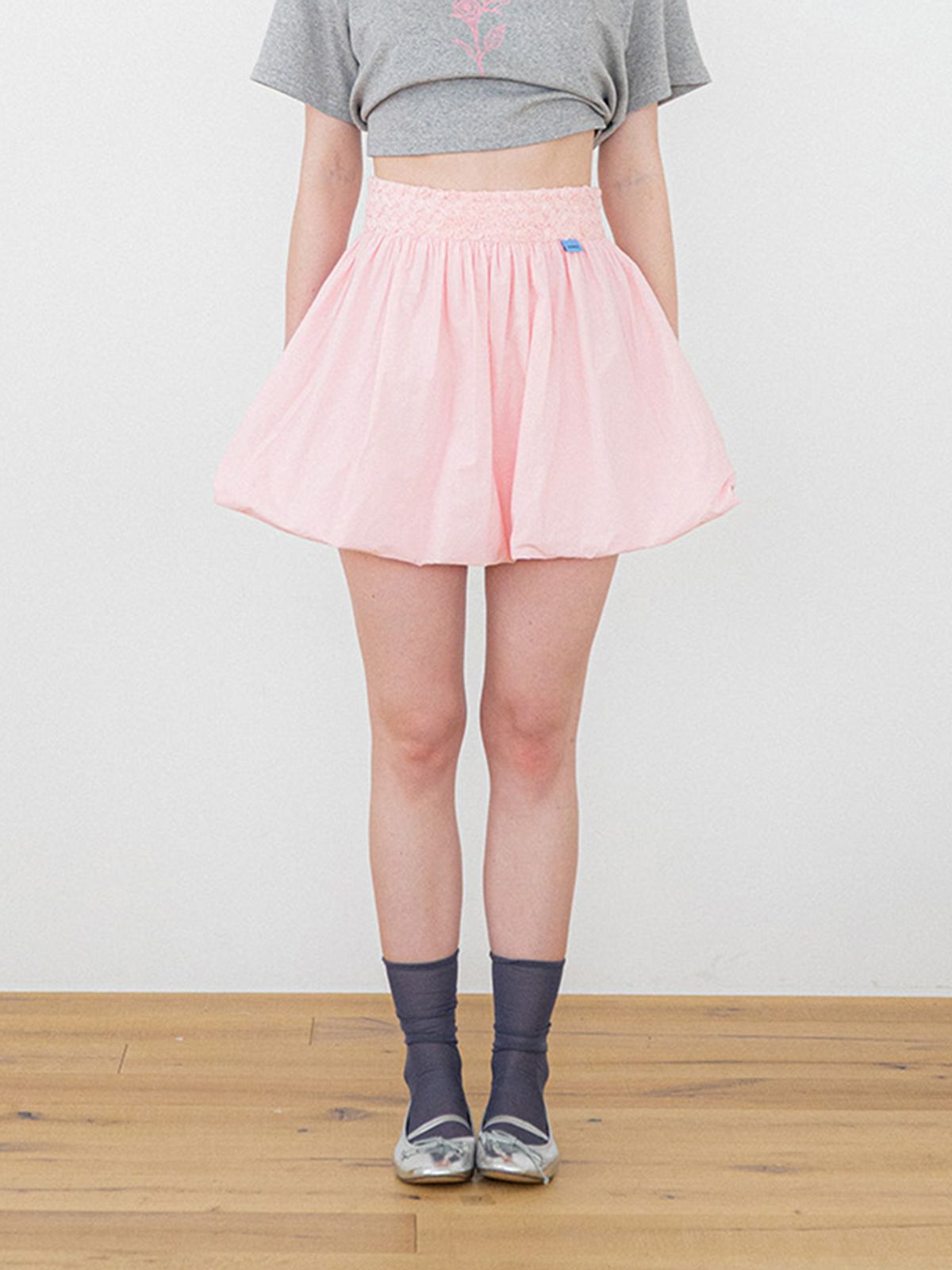 소르디(SORDI) Rose Balloon Skirt_pink