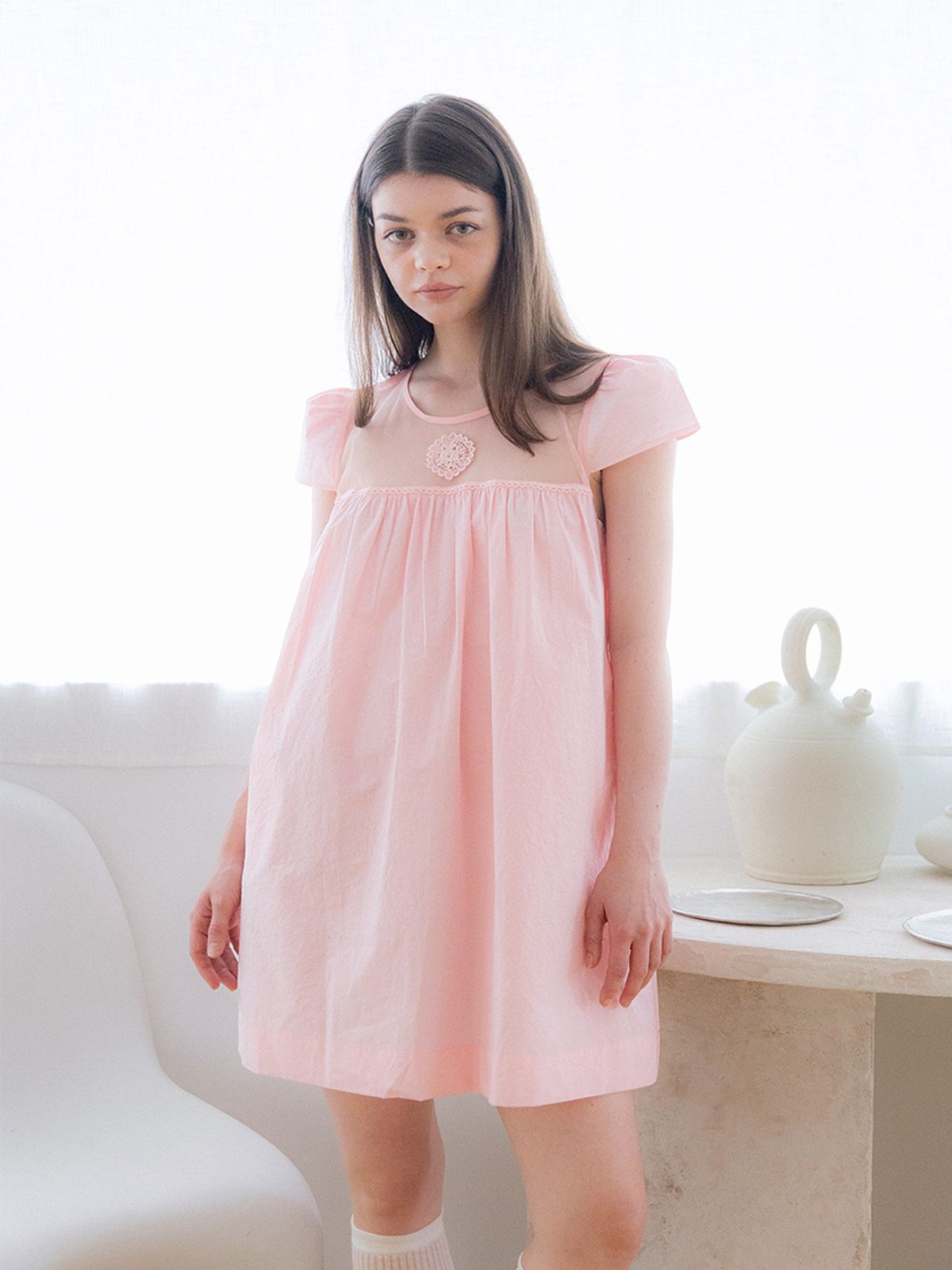 소르디(SORDI) Motif Dress_pink