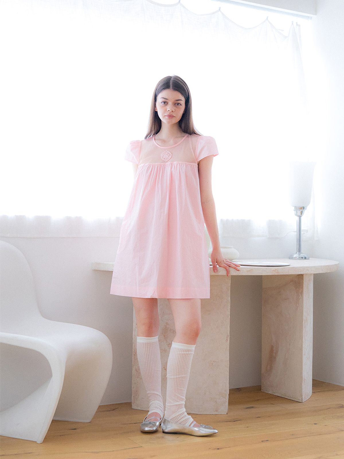 소르디(SORDI) Motif Dress_pink