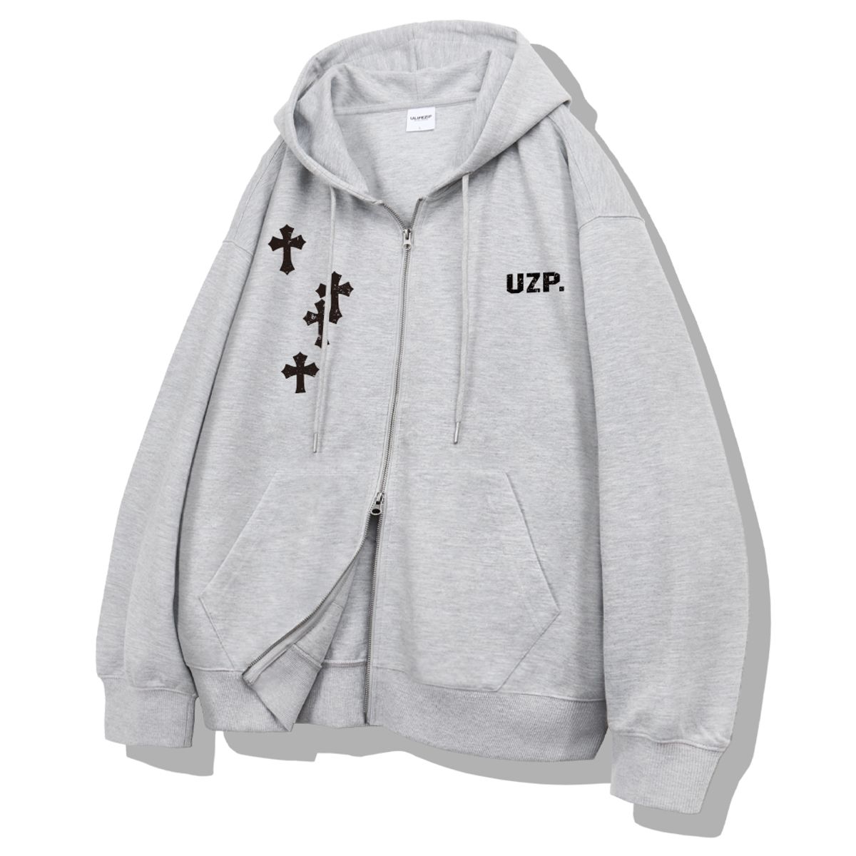 유라이프지(ULIFEZIP) 다크웨이 우먼 2WAY 오버핏 후드집업 3 Color [ULZH_6005]