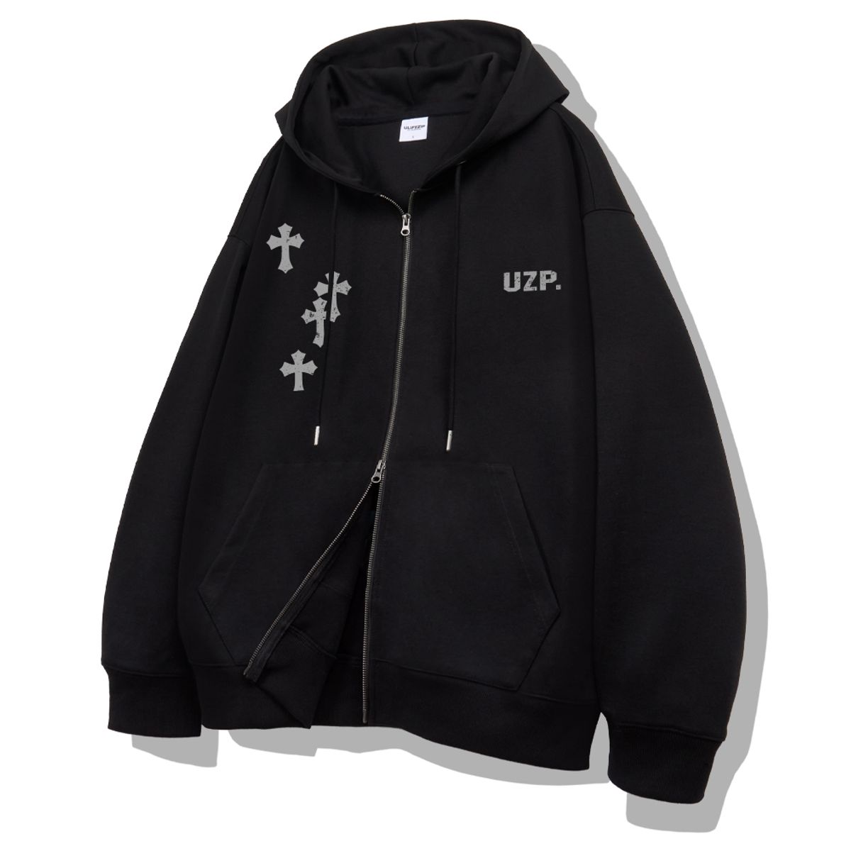 유라이프지(ULIFEZIP) 다크웨이 우먼 2WAY 오버핏 후드집업 3 Color [ULZH_6005]