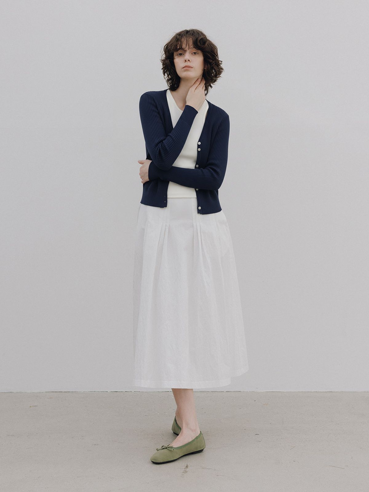 헌치(HUNCH) Double Button Cardigan (3color)