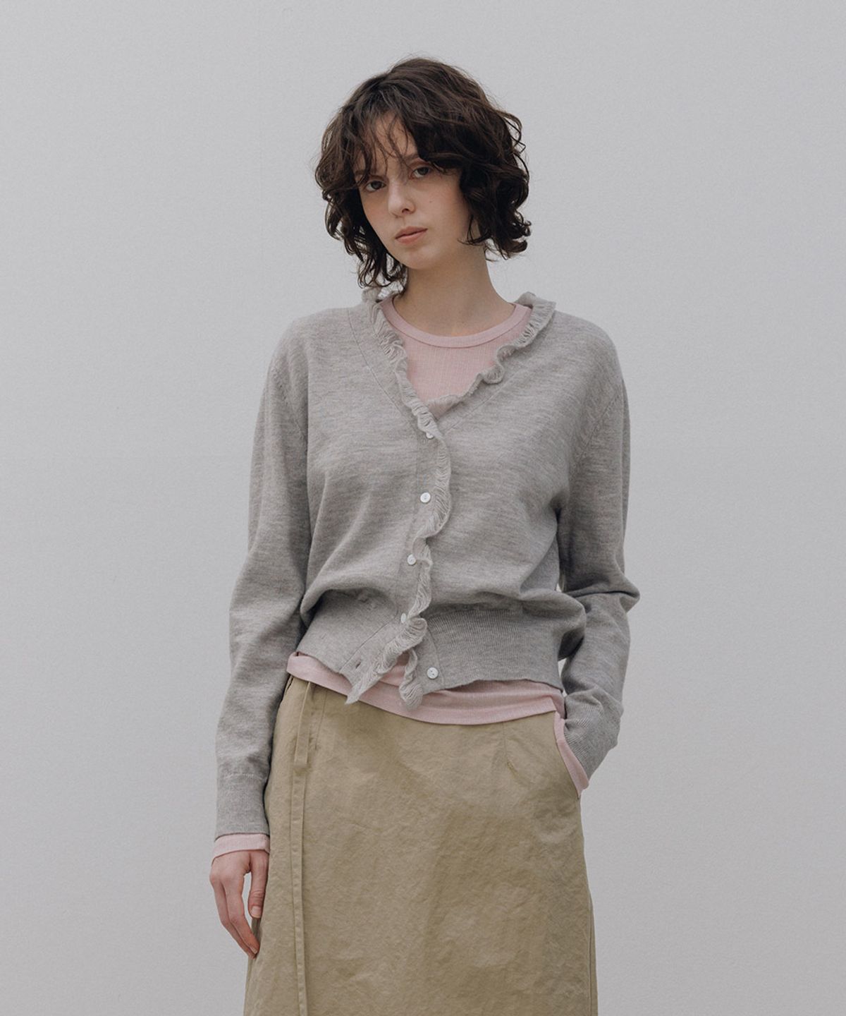 헌치(HUNCH) Fluffy Cardigan (3color)