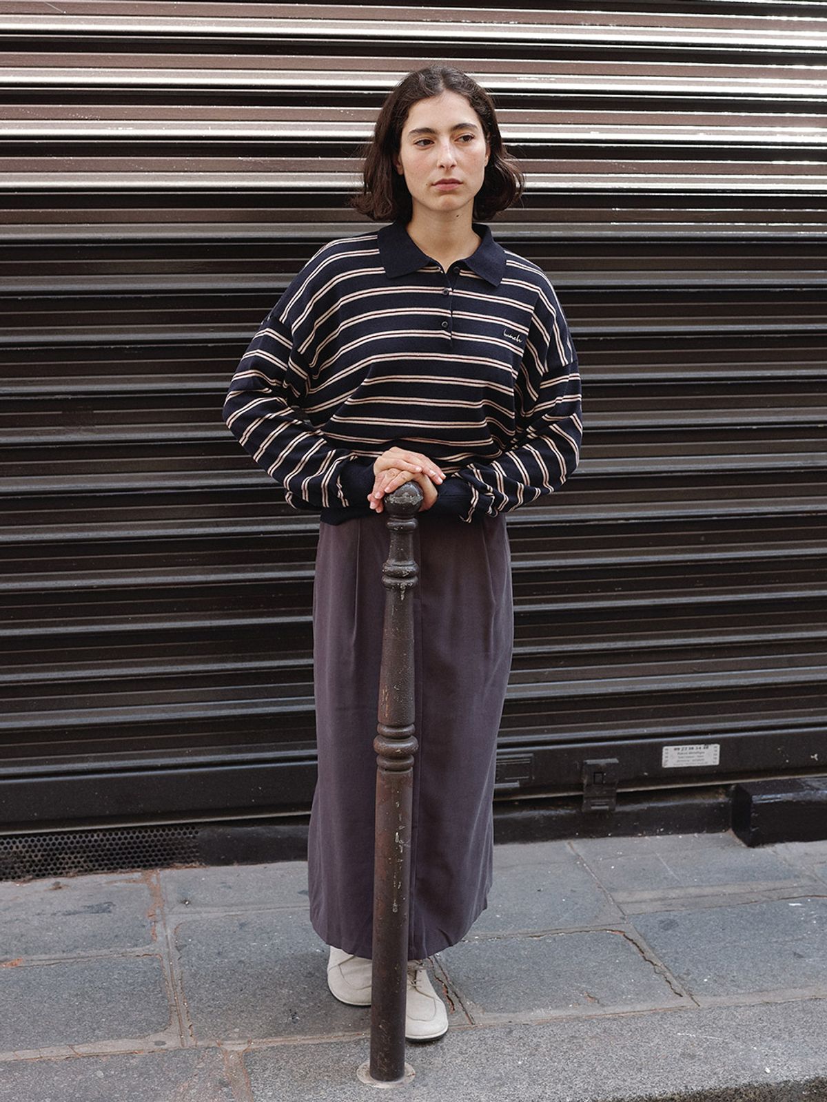 헌치(HUNCH) Pk Stripe Long Sleeve