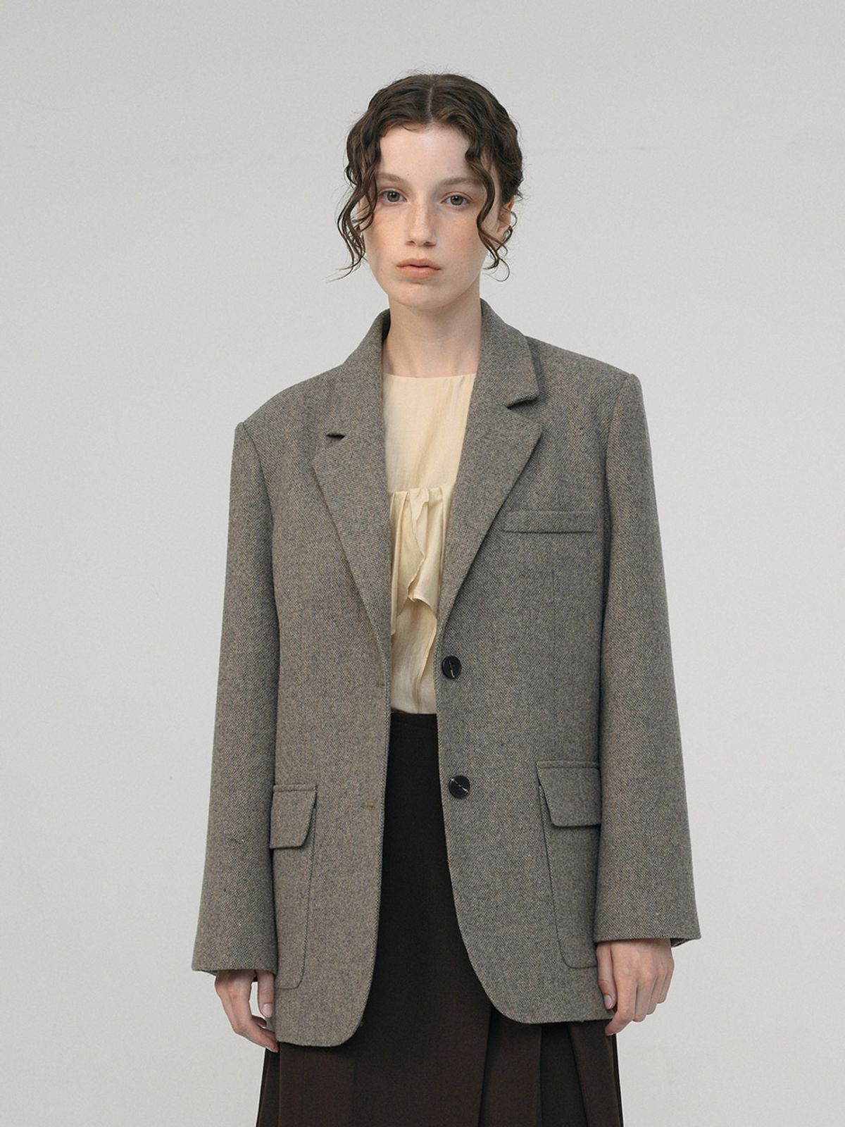 헌치(HUNCH) Overfit Wool Jacket (2color)