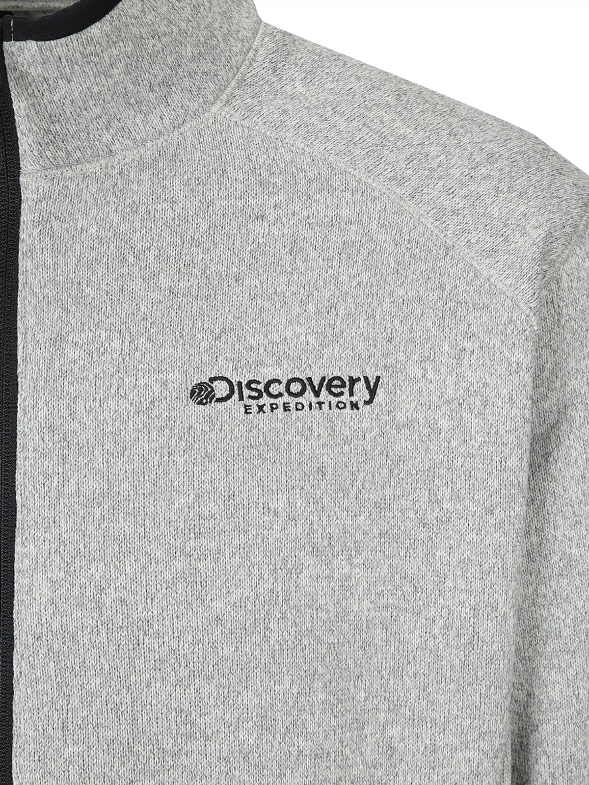 디스커버리 익스페디션(DISCOVERY EXPEDITION) 남성 니트라이크 하이넥 자켓 (M/GREY)