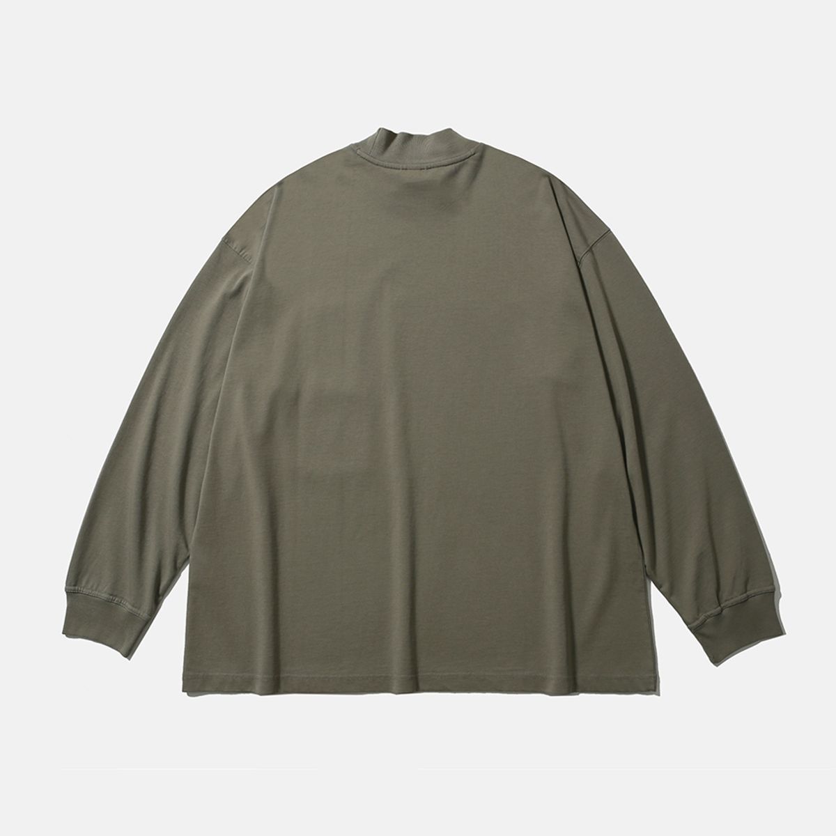 모이프(MOIF) [AW25] BAGGY MOCKNECK L/S TEE / OLIVE GRAY