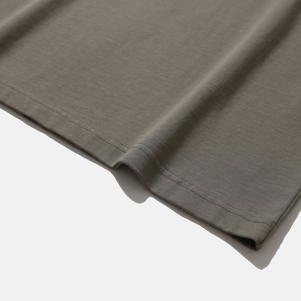 모이프(MOIF) [AW25] BAGGY MOCKNECK L/S TEE / OLIVE GRAY
