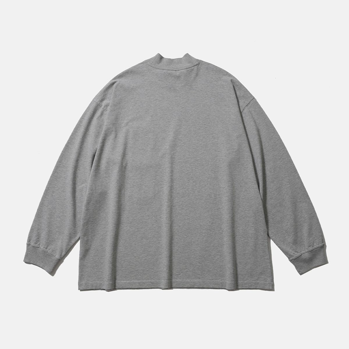 모이프(MOIF) [AW25] BAGGY MOCKNECK L/S TEE / HEATHER GRAY