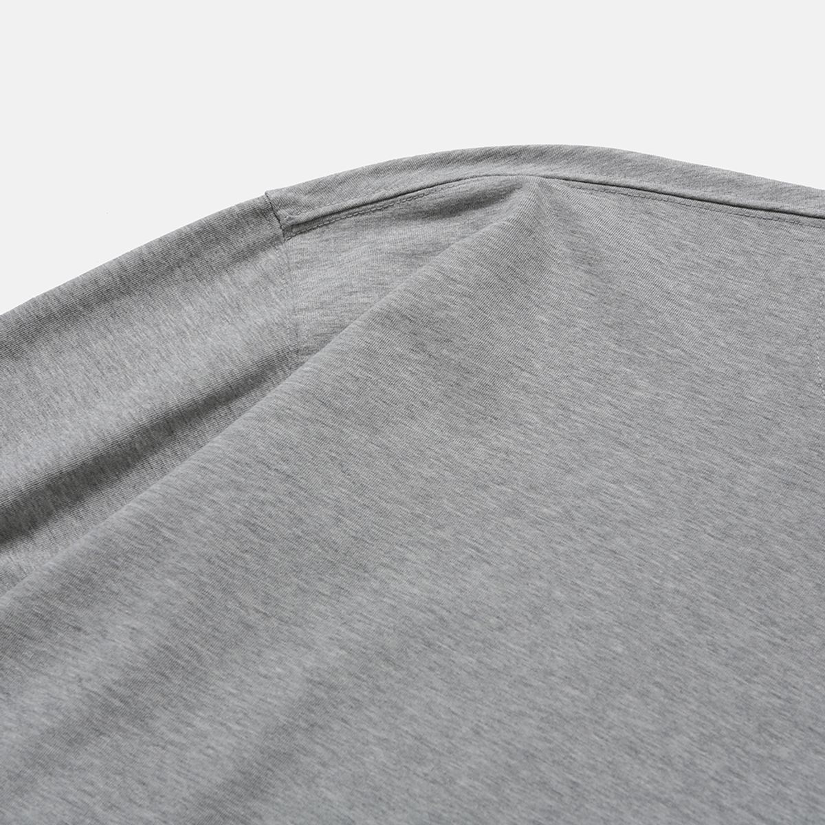 모이프(MOIF) [AW25] BAGGY MOCKNECK L/S TEE / HEATHER GRAY